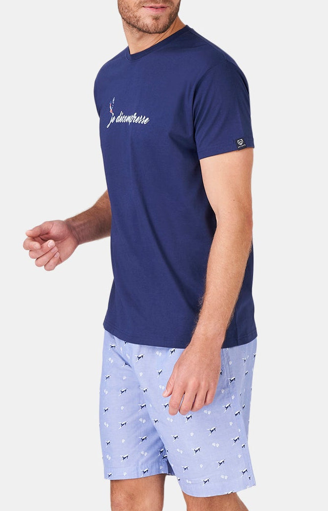 arthur-bob-je-d-compresse-pyjashort-homme-denim-bio image 4
