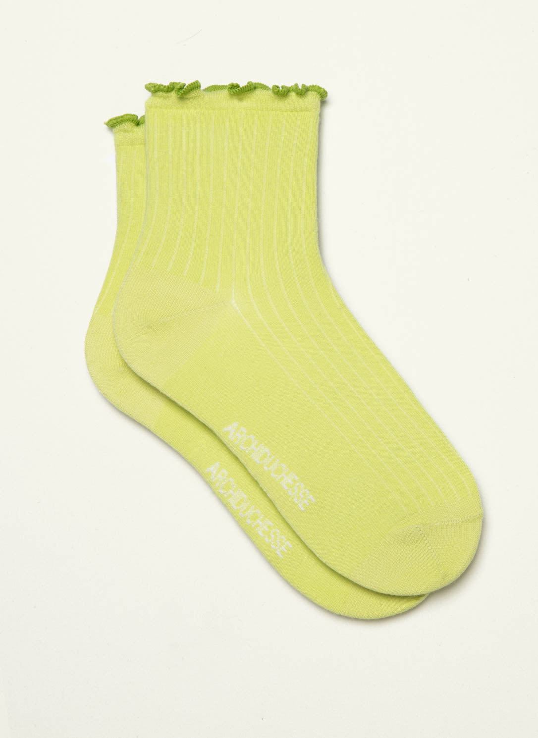archiduchesse-fantaisie-collerettes-vert-chaussettes-36-41 image 2