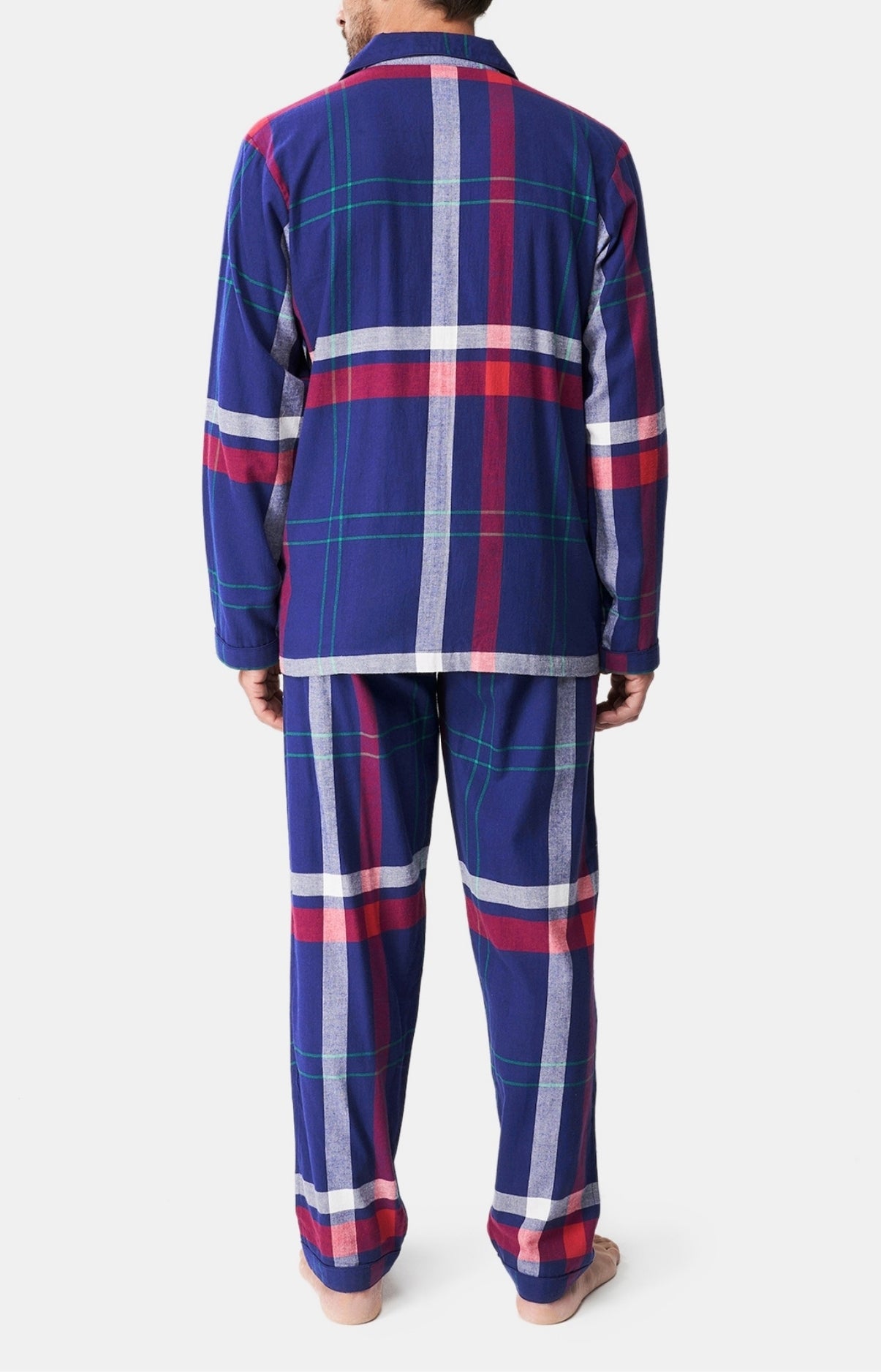 arthur-bob-pyjama-bouton-hugo-carreaux-marine-l image 5
