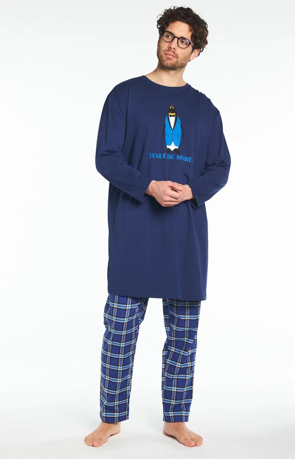 arthur-bob-tenue-de-soir-e-maxi-tee-shirt-marine-tu image 1
