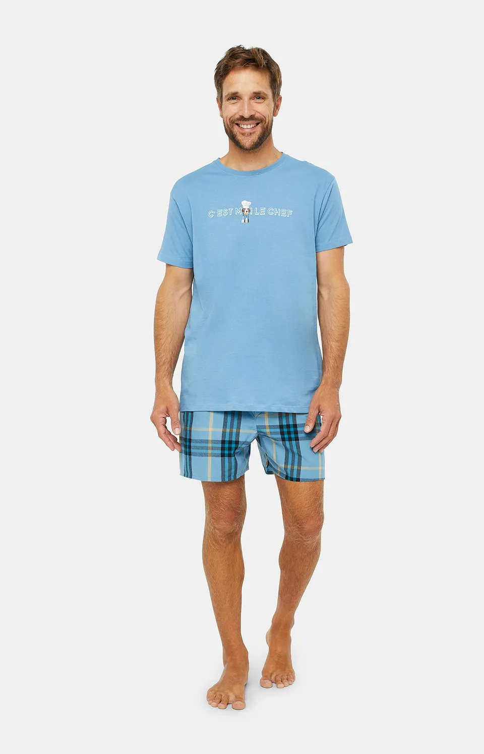 arthur-bob-chef-pyjamericain-coton-homme-atoll image 1