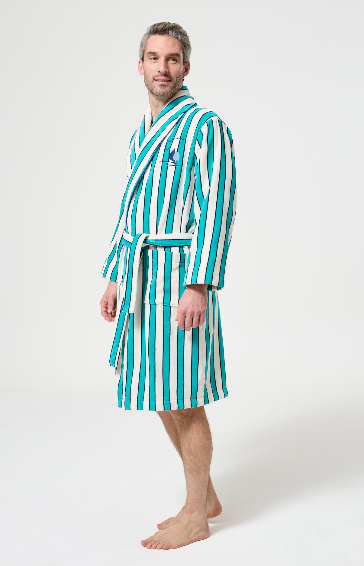 arthur-bob-peignoir-tranquill-t-peignoir-homme-jade-coton image 5