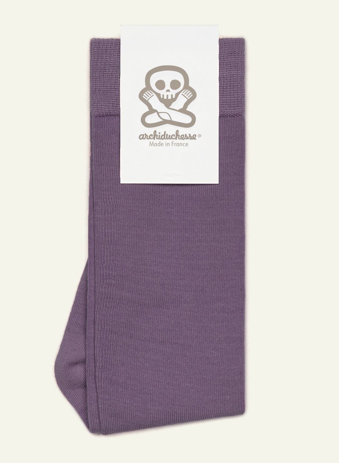 archiduchesse-de-ville-mauve-m-re-chaussettes-coton-unisexe image 5