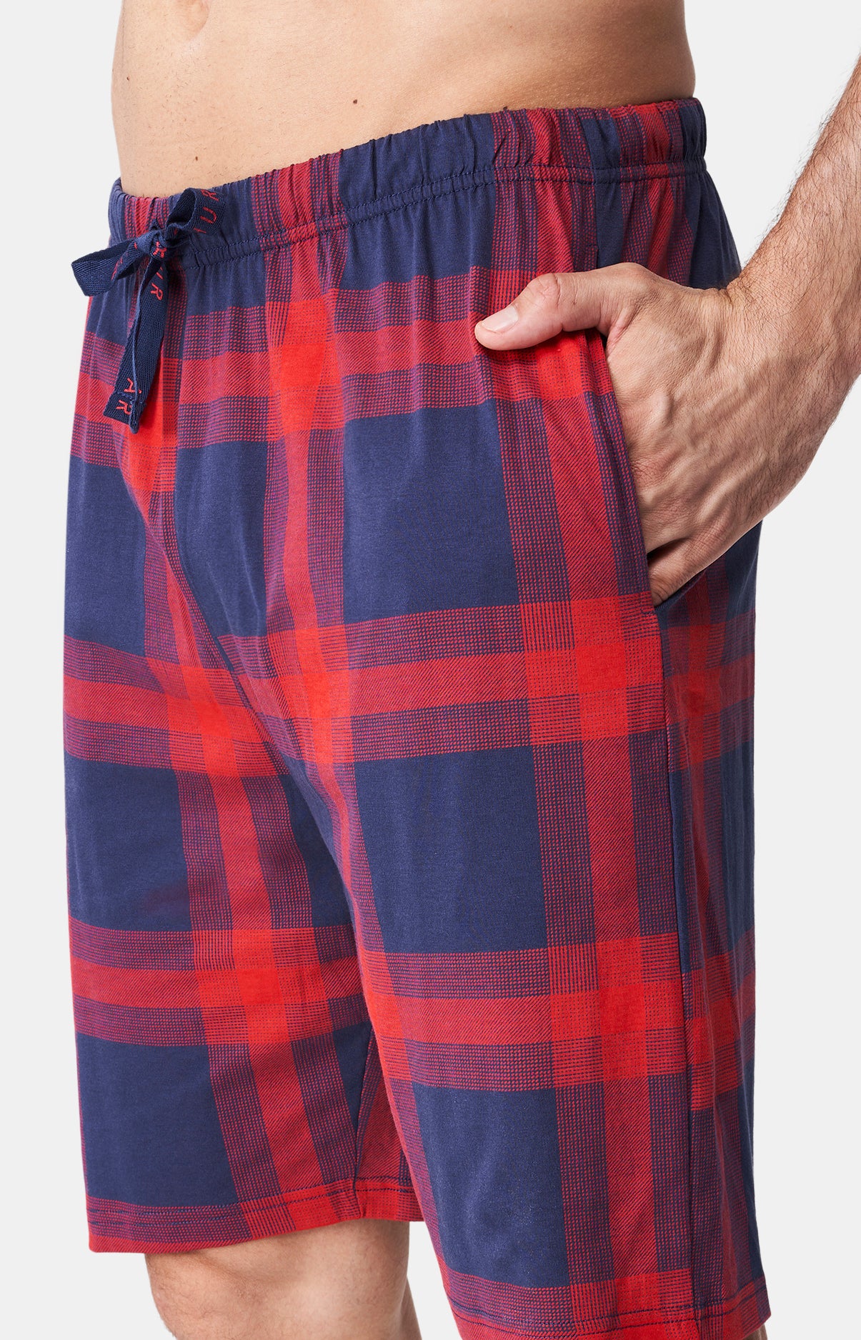 arthur-on-fire-pyjashort-rouge-coton-bio-homme image 6