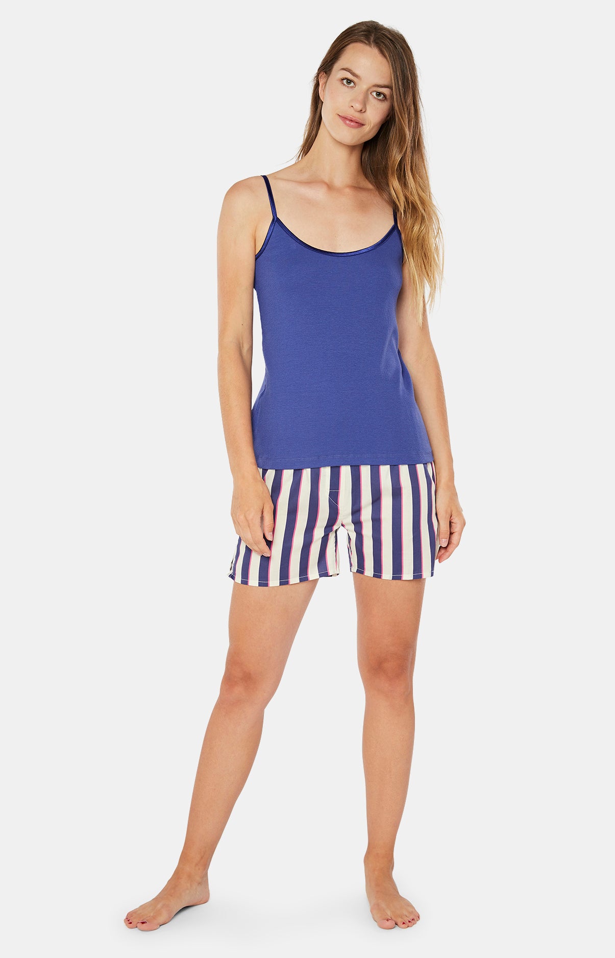 arthur-bob-roi-d-bardeur-femme-bleu-roi-coton image 1