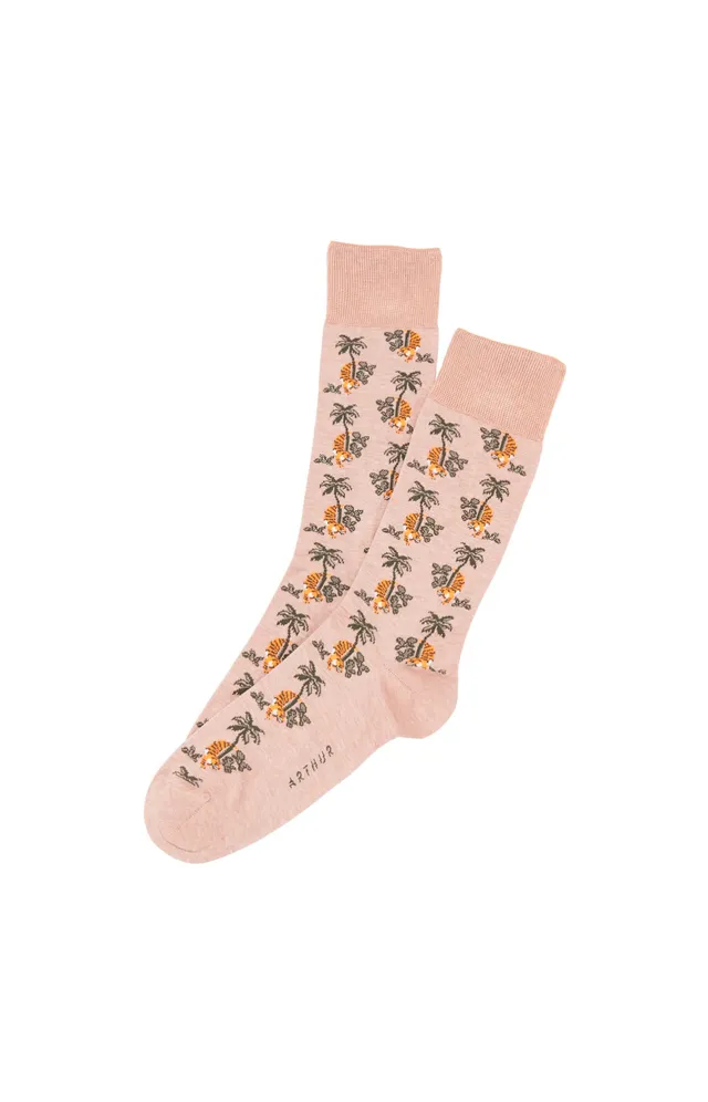 arthur-bob-chaussettes-fauve-qui-peut-beige-42-45-coton image 1