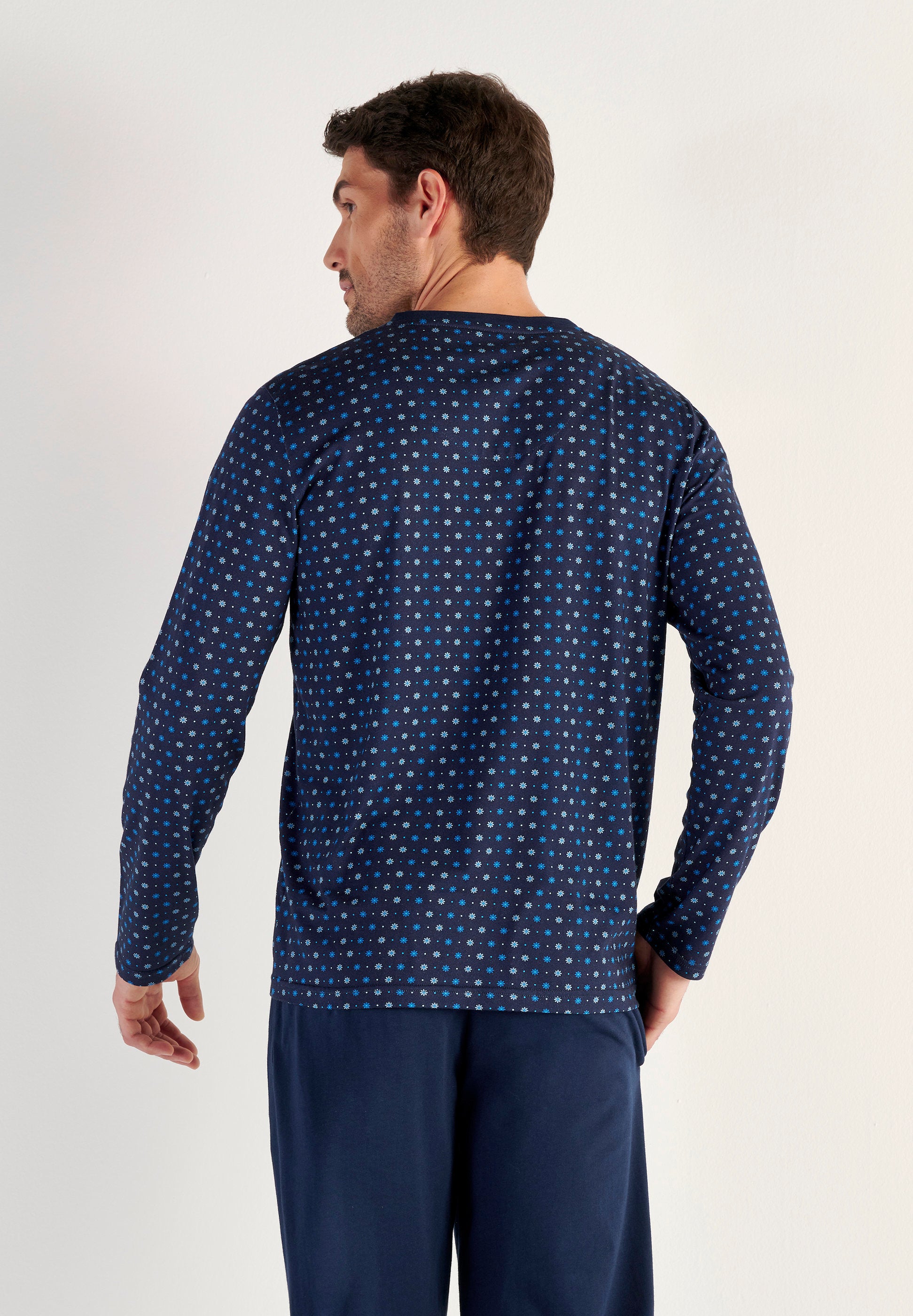 hom-modal-comfort-bo-403213-pyjama-long-homme-bleu image 3