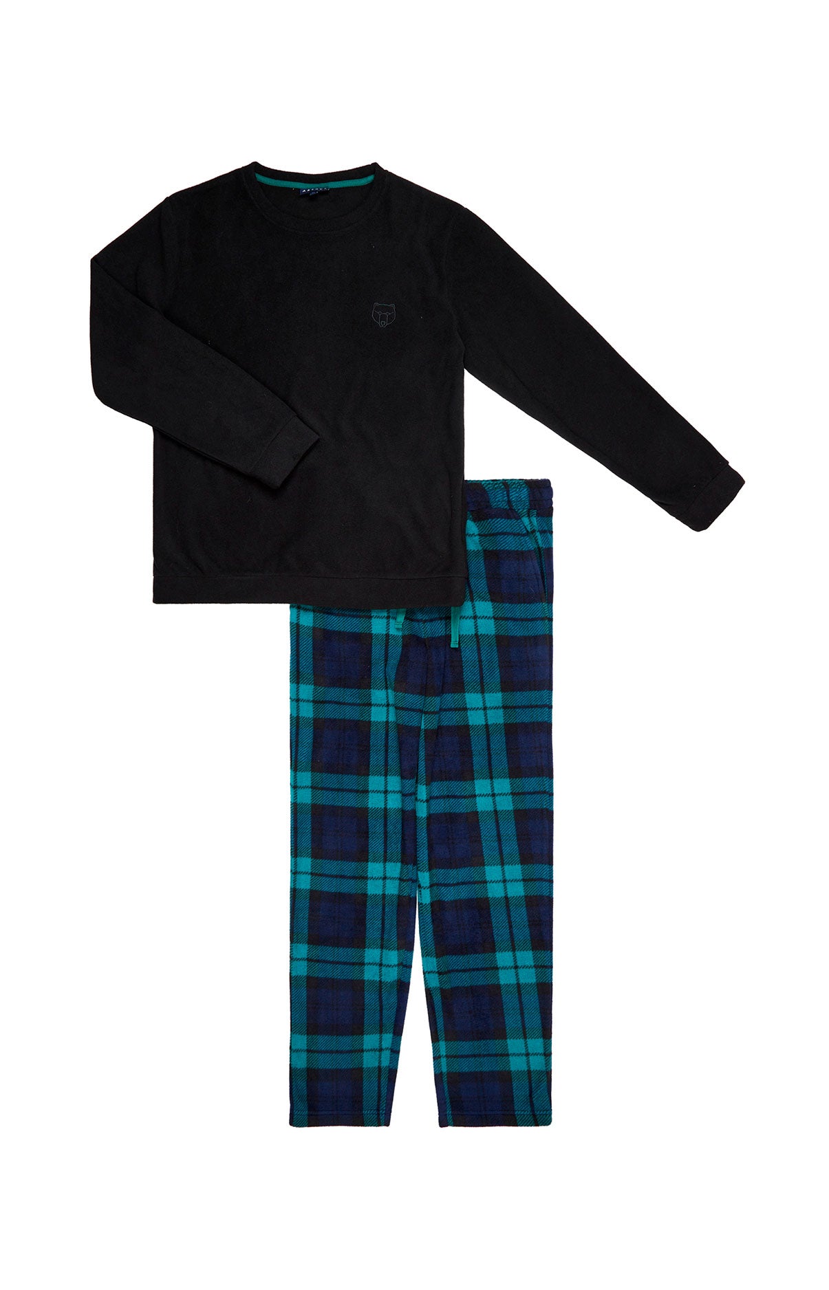 arthur-bob-pyjama-homme-bill-vert-micropolaire-chaud image 3