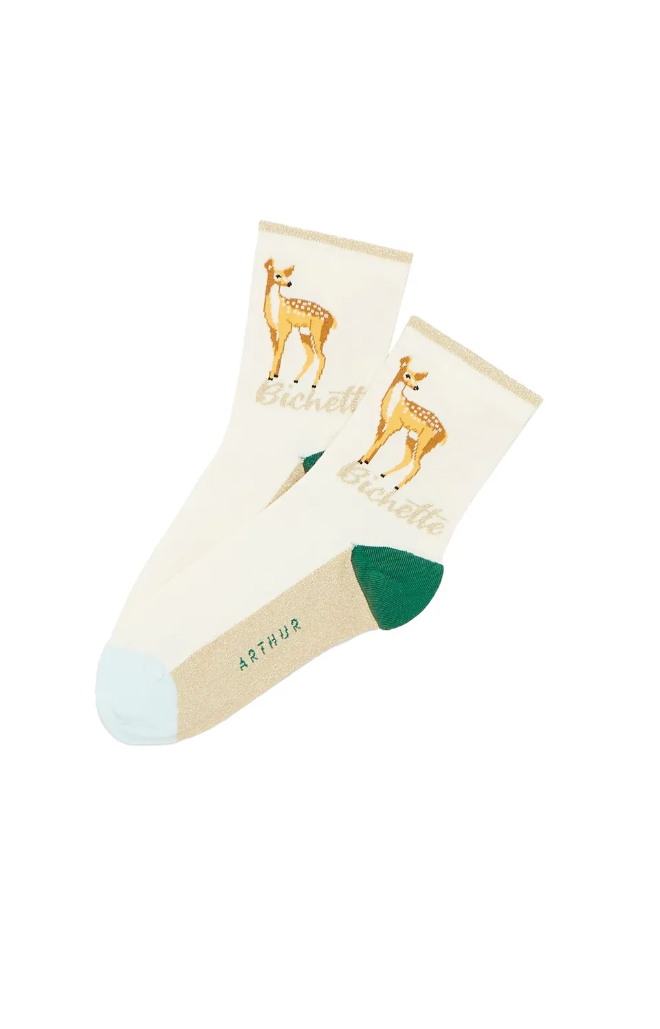 arthur-bob-bichette-chaussettes-femme-ivoire-36-40 image 1