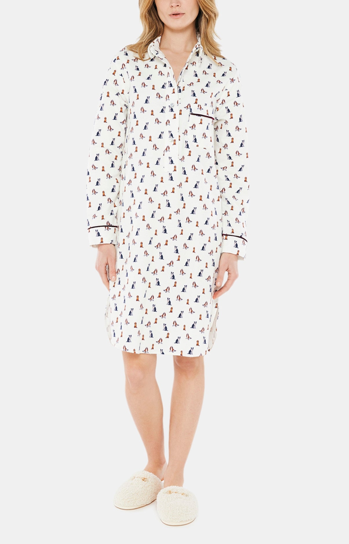 arthur-bob-chemise-toutou-nuit-ivoire-pilou-femme image 1