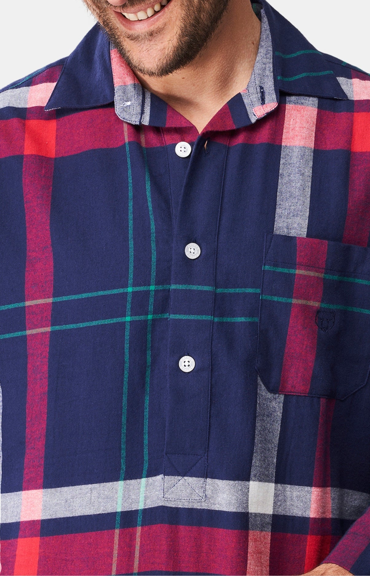 arthur-bob-hugo-chemise-de-nuit-pilou-marine image 2