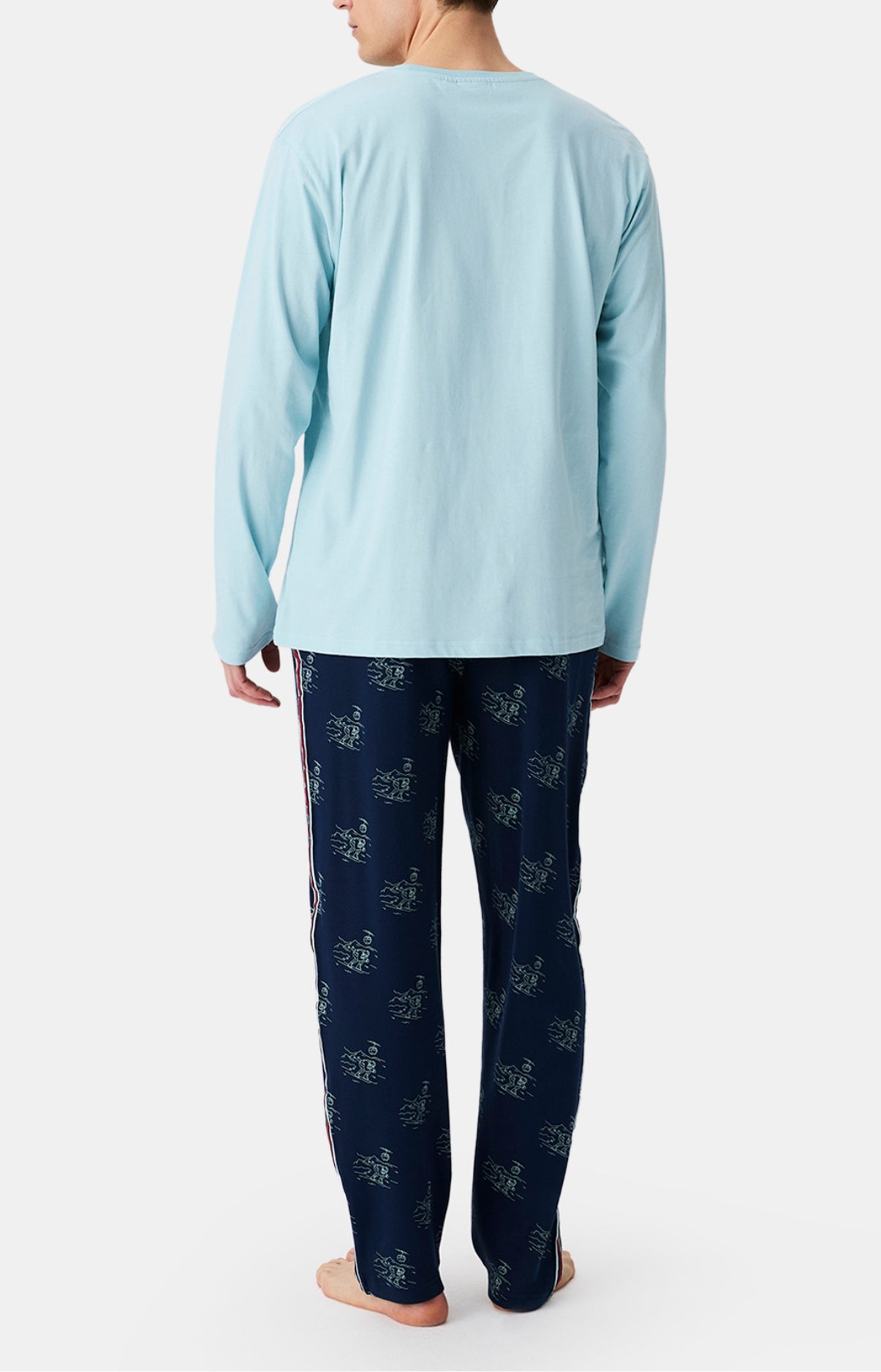 arthur-bob-descente-de-lit-pyjama-homme-marine-coton image 5