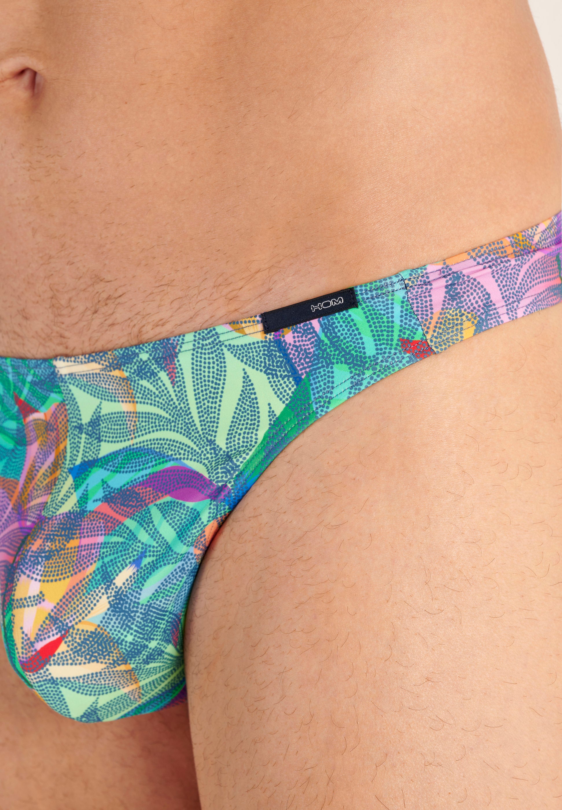 hom-funky-styles-string-homme-multicolore-feuilles image 6