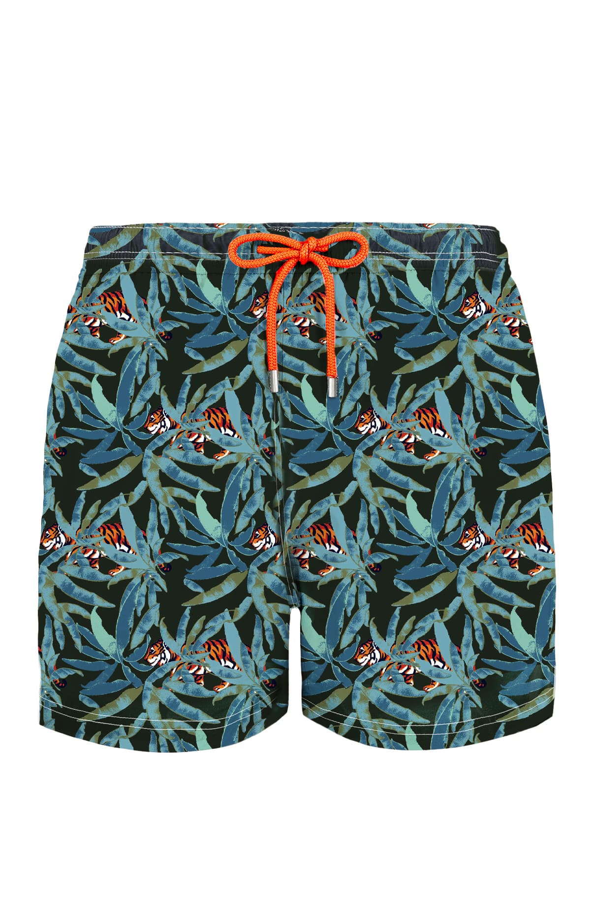 arthur-bob-tigre-short-de-bain-homme-recycl-kaki image 3
