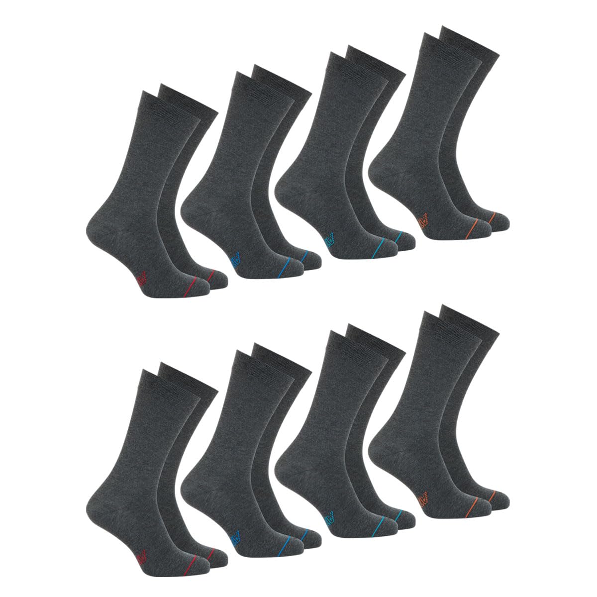 athena-ecopack-lot-8-mi-chaussettes-homme-39-42 image 1