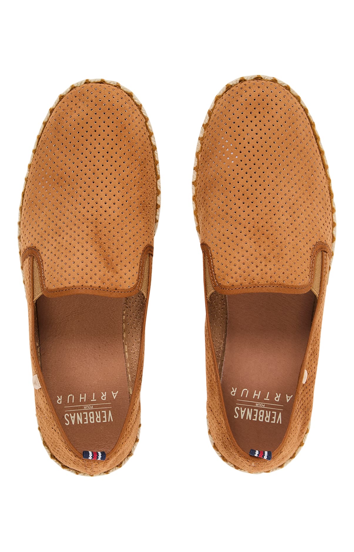 arthur-bob-espadrilles-cuir-uni-cognac-homme image 3