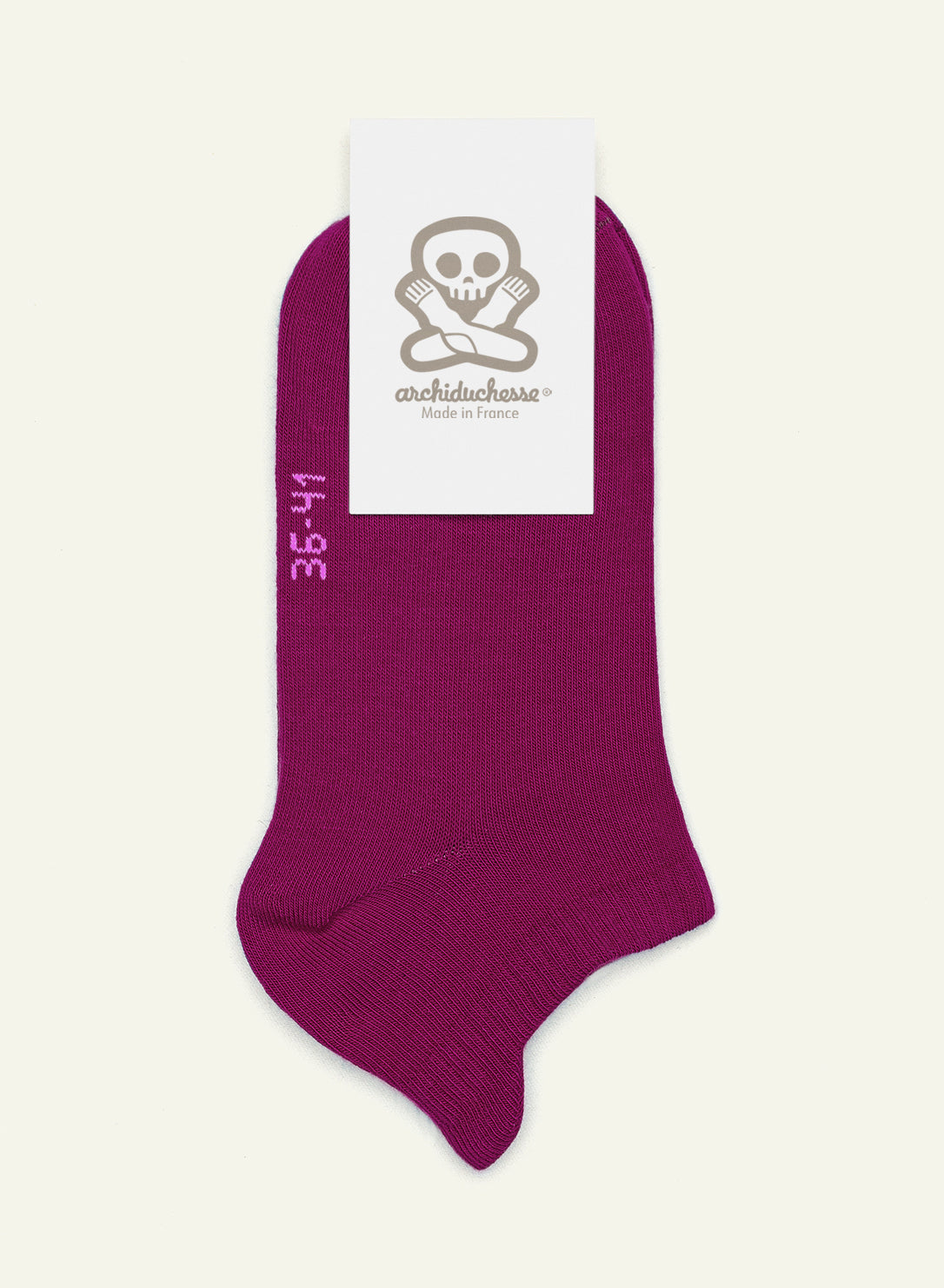 archiduchesse-socquette-aubergine-socquettes-coton-violet image 5