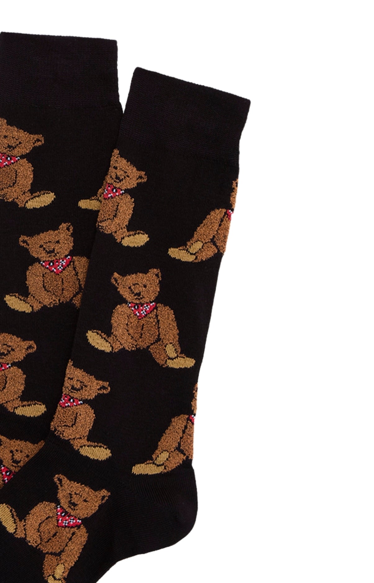 arthur-bob-old-teddy-noir-chaussettes-coton-bio image 2