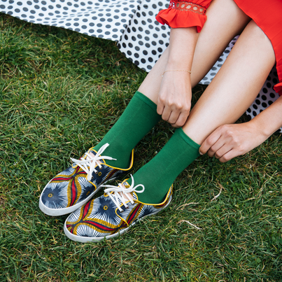 archiduchesse-courte-vert-anglais-chaussettes-36-41-coton image 5