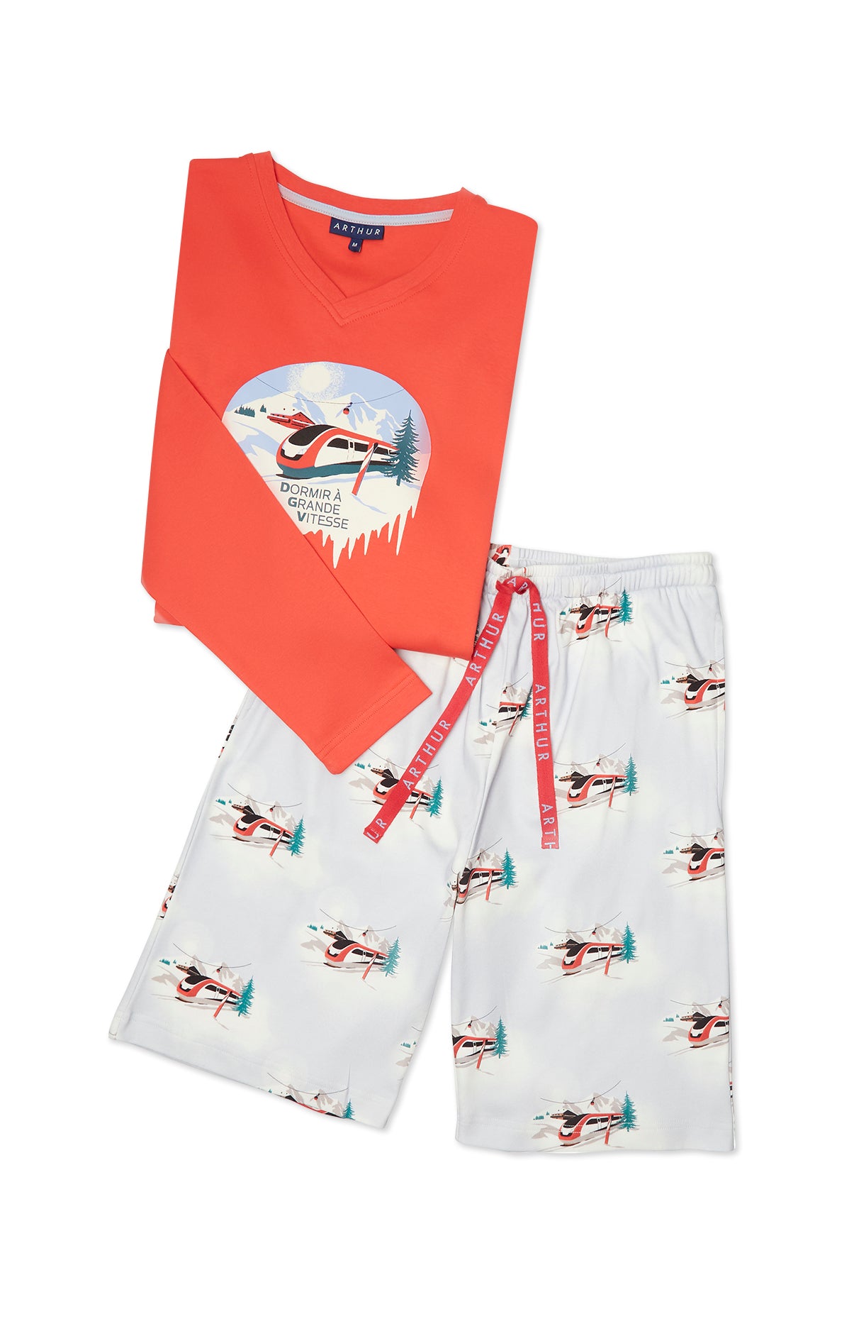 arthur-bob-dormir-grande-vitesse-pyjashort-ciel-coton-bio image 3