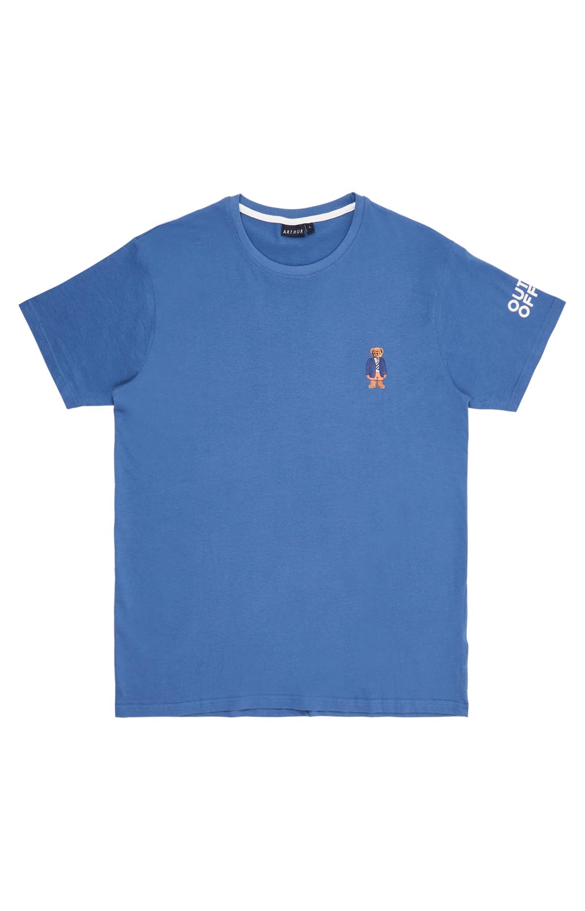 arthur-bob-teddy-tee-shirt-manches-courtes-denim-coton-bio image 3
