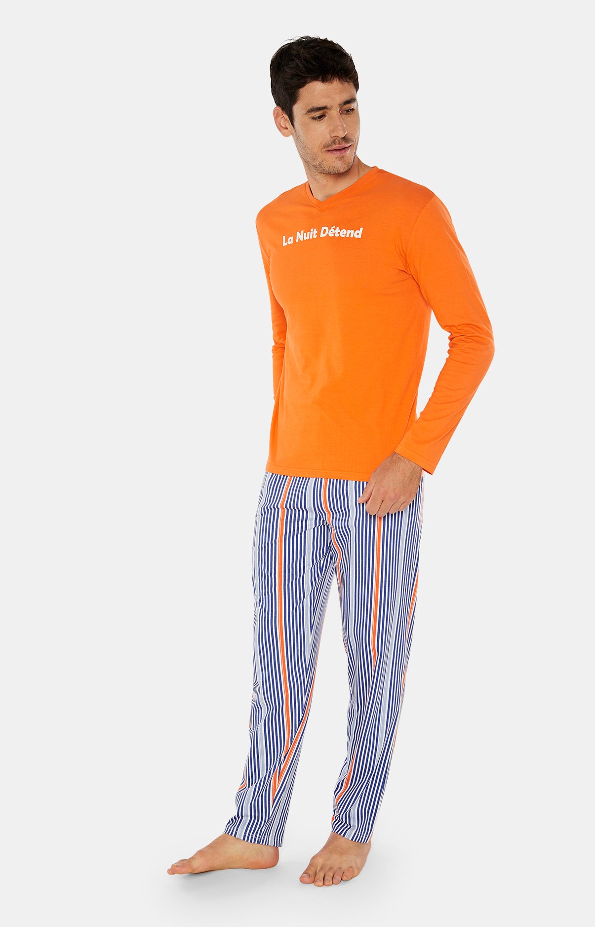 arthur-la-nuit-d-tend-pyjama-coton-bio-multicolore image 2