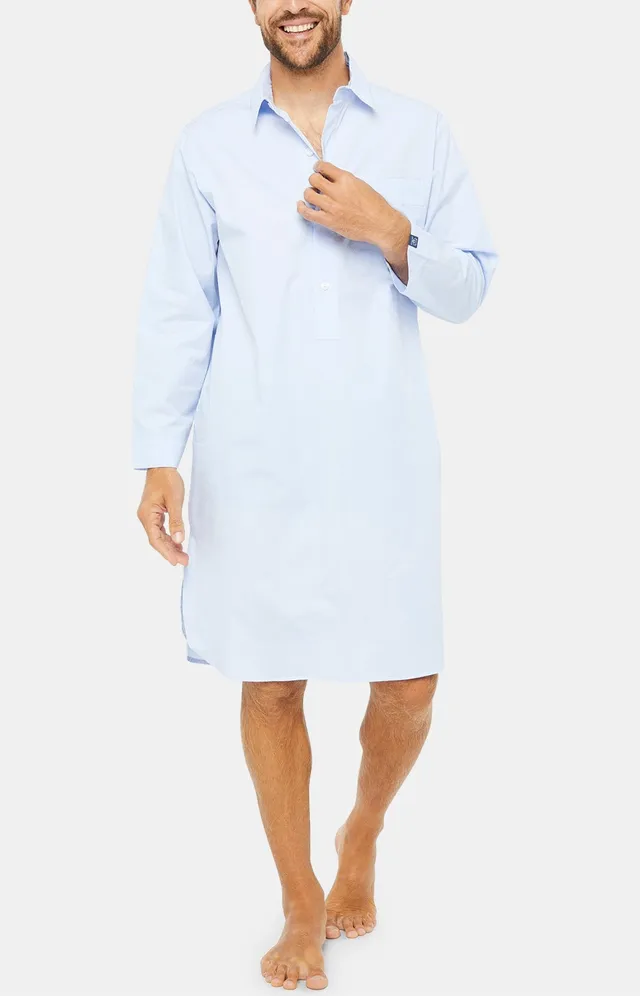 arthur-bob-chemise-de-nuit-coton-ciel-homme image 1