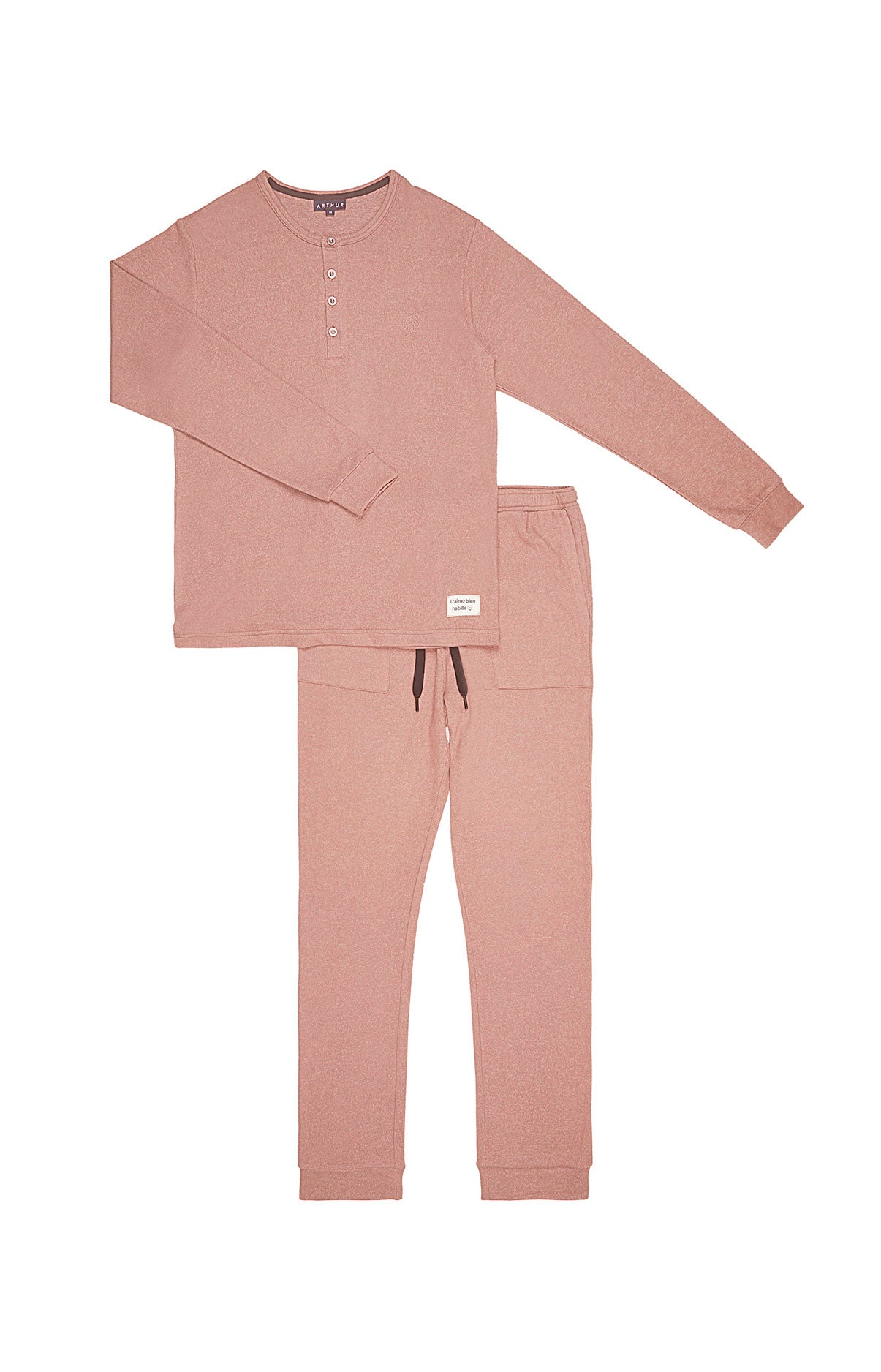 arthur-bob-noisette-pyjama-noisette-maille-gratt-e image 3