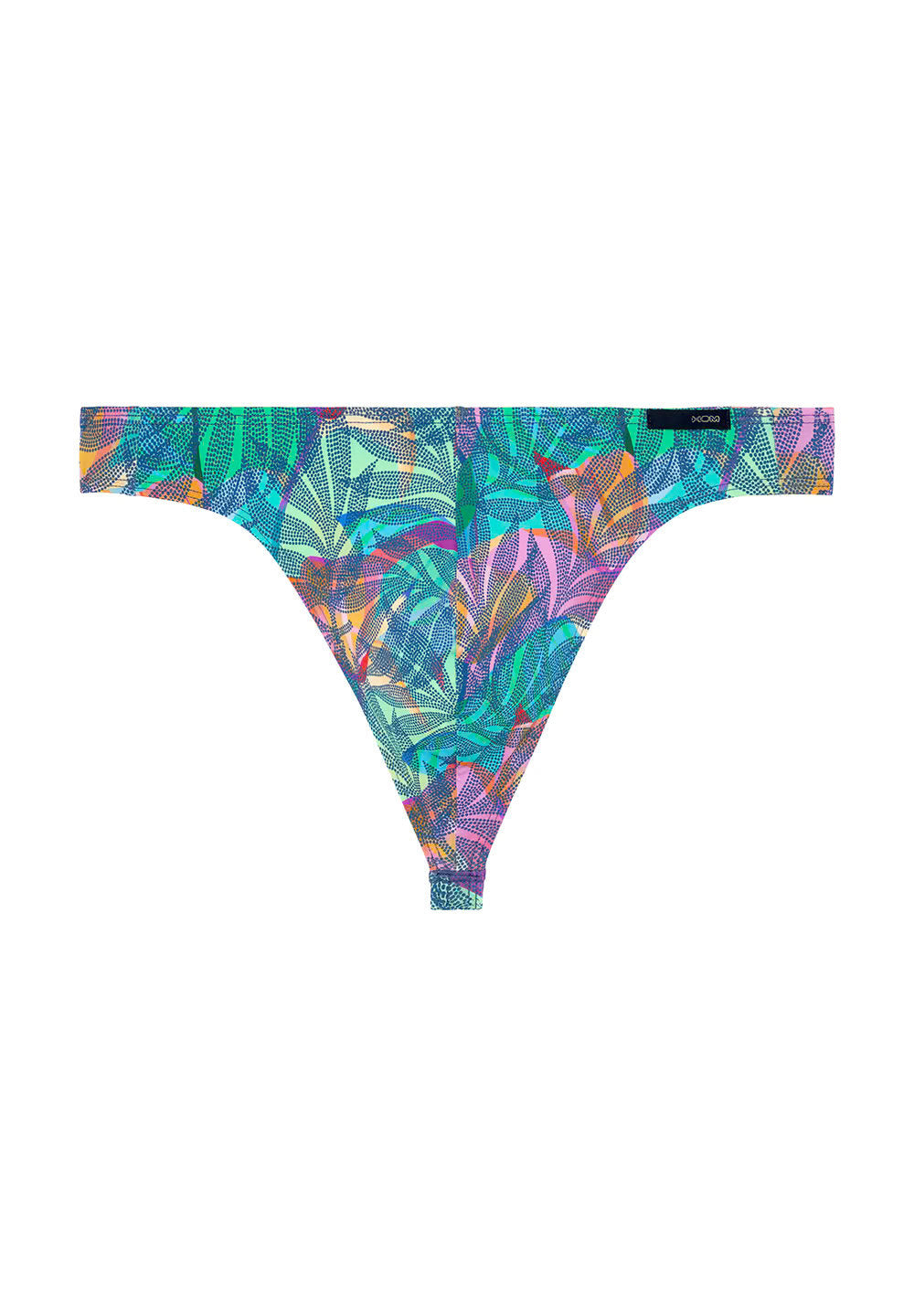 hom-funky-styles-string-homme-multicolore-feuilles image 1