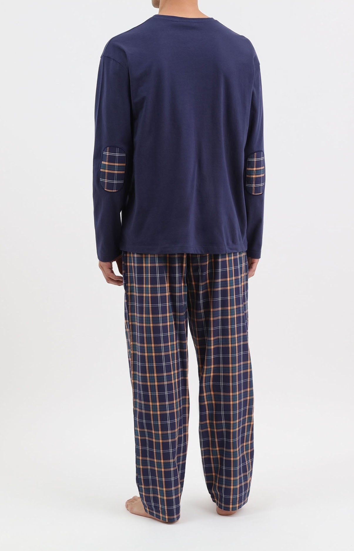 arthur-bob-parentis-pyjama-homme-marine-coton image 3
