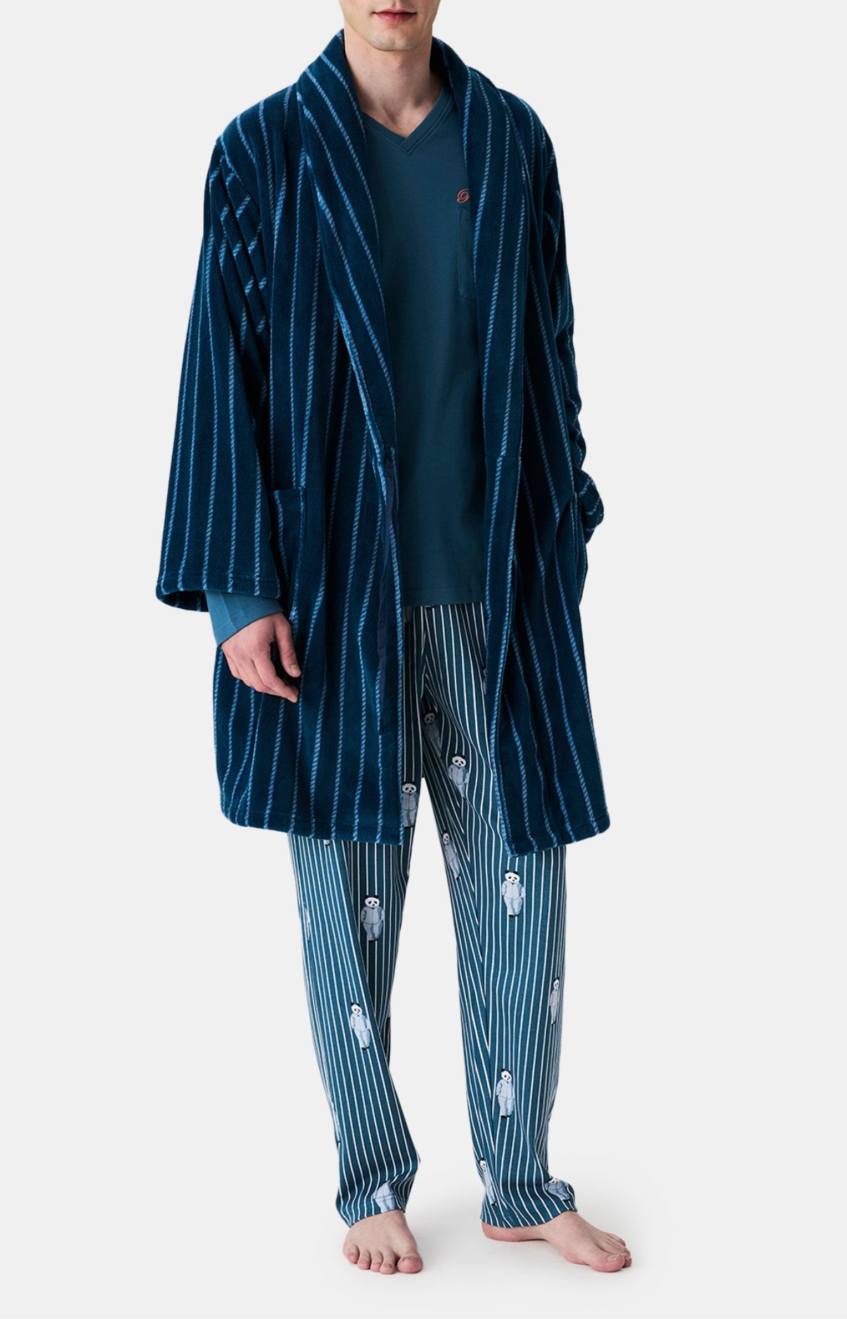 arthur-bob-pandastique-robe-de-chambre-homme-polaire-p-trole image 4