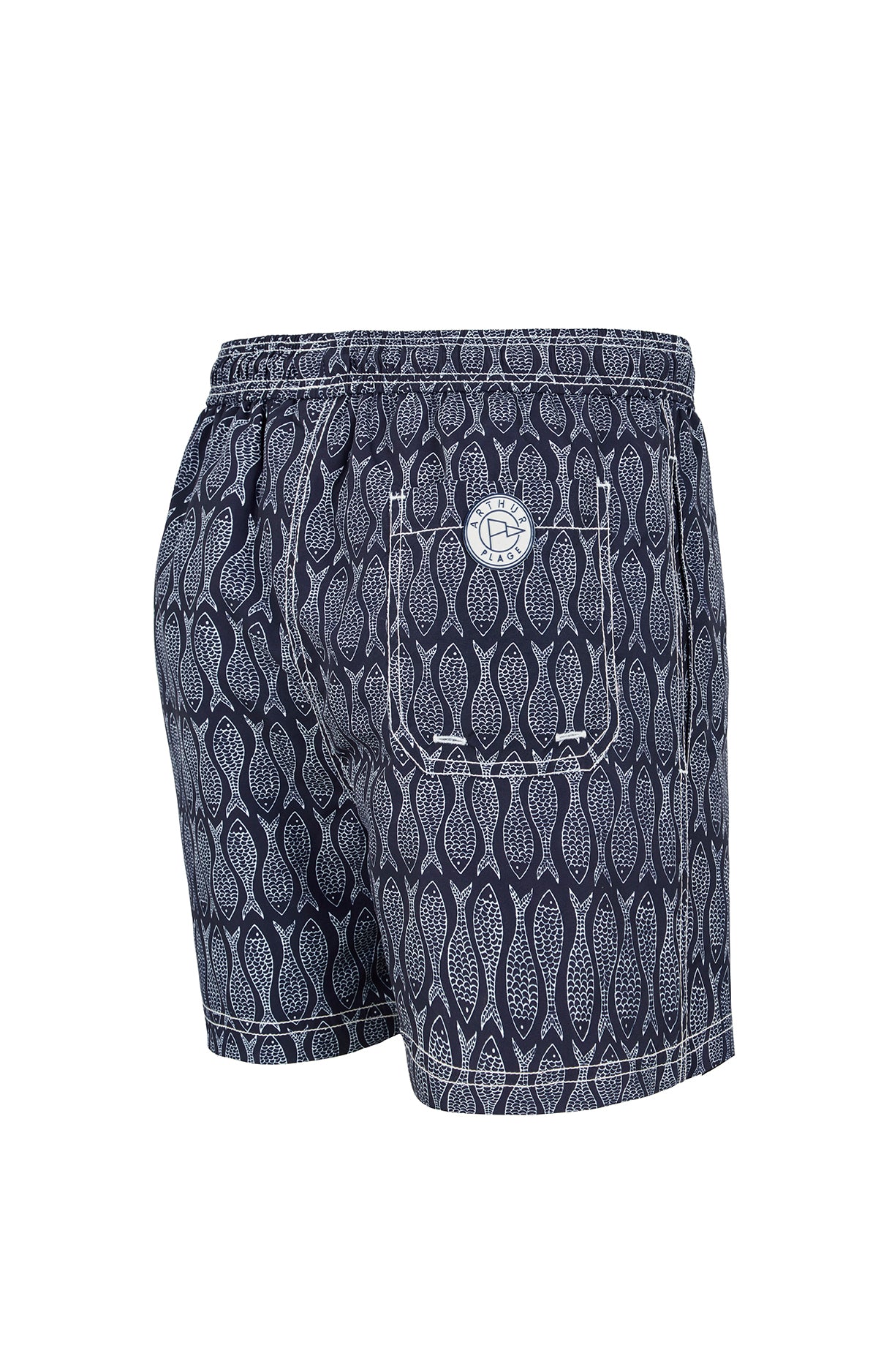 arthur-bob-fish-short-de-bain-homme-marine image 5