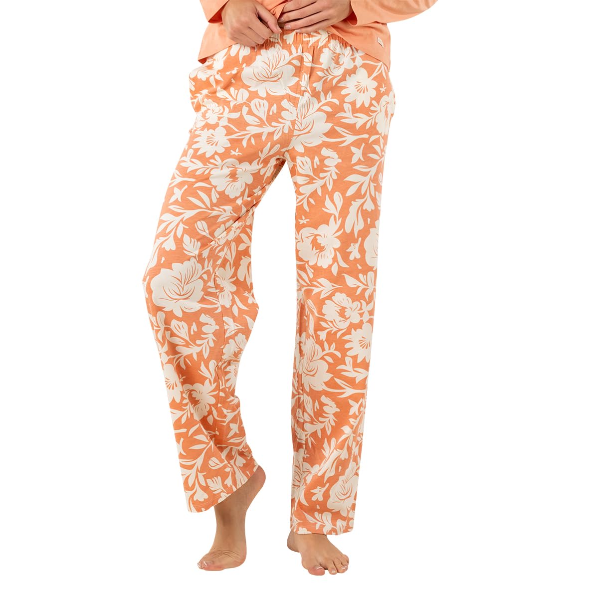 athena-graphic-pyjama-long-femme-m-multicolore-fleurs image 4