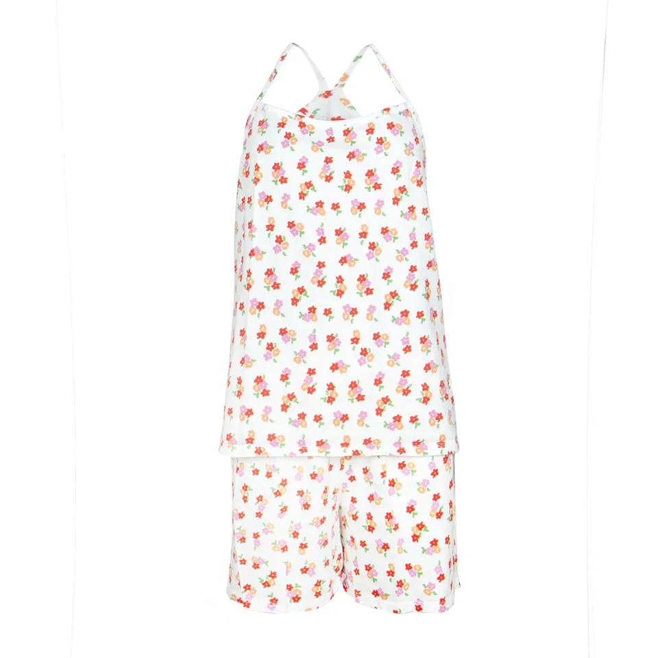 athena-easy-coton-print-pyjama-court-femme-m-coton image 1