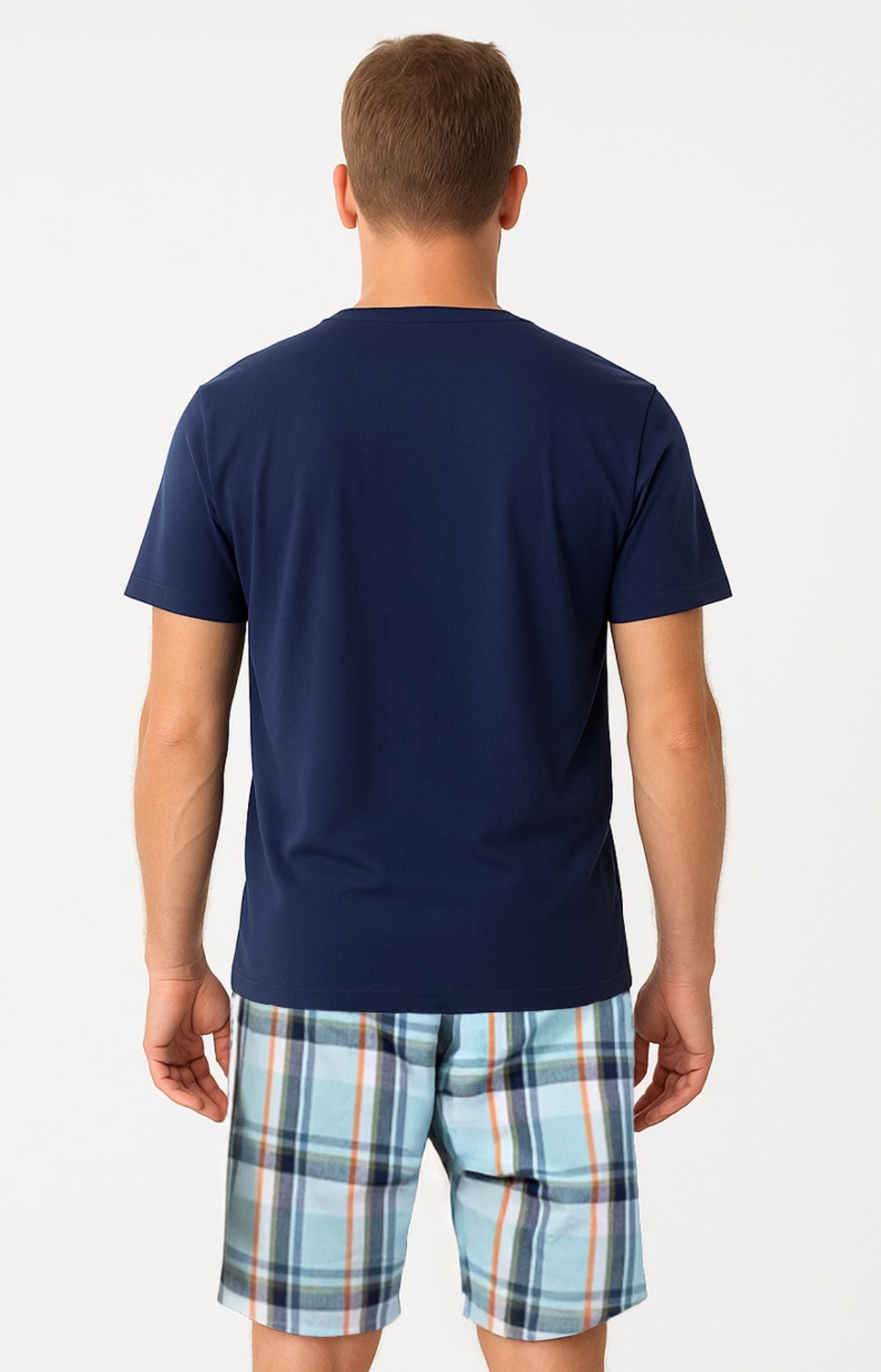 arthur-bob-britain-pyjashort-coton-bleu image 4