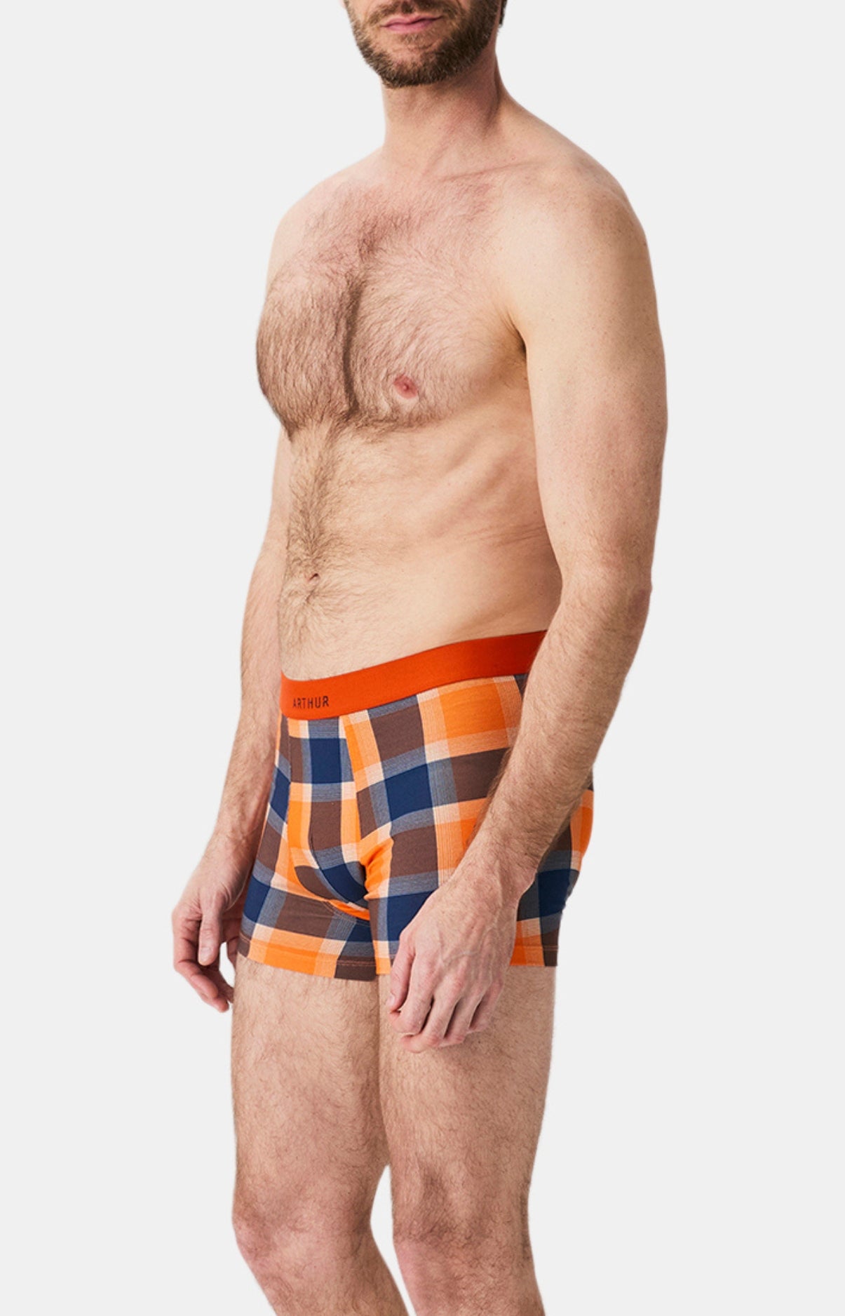 arthur-bob-fred-orange-boxer-coton-bio-tout-schuss image 5