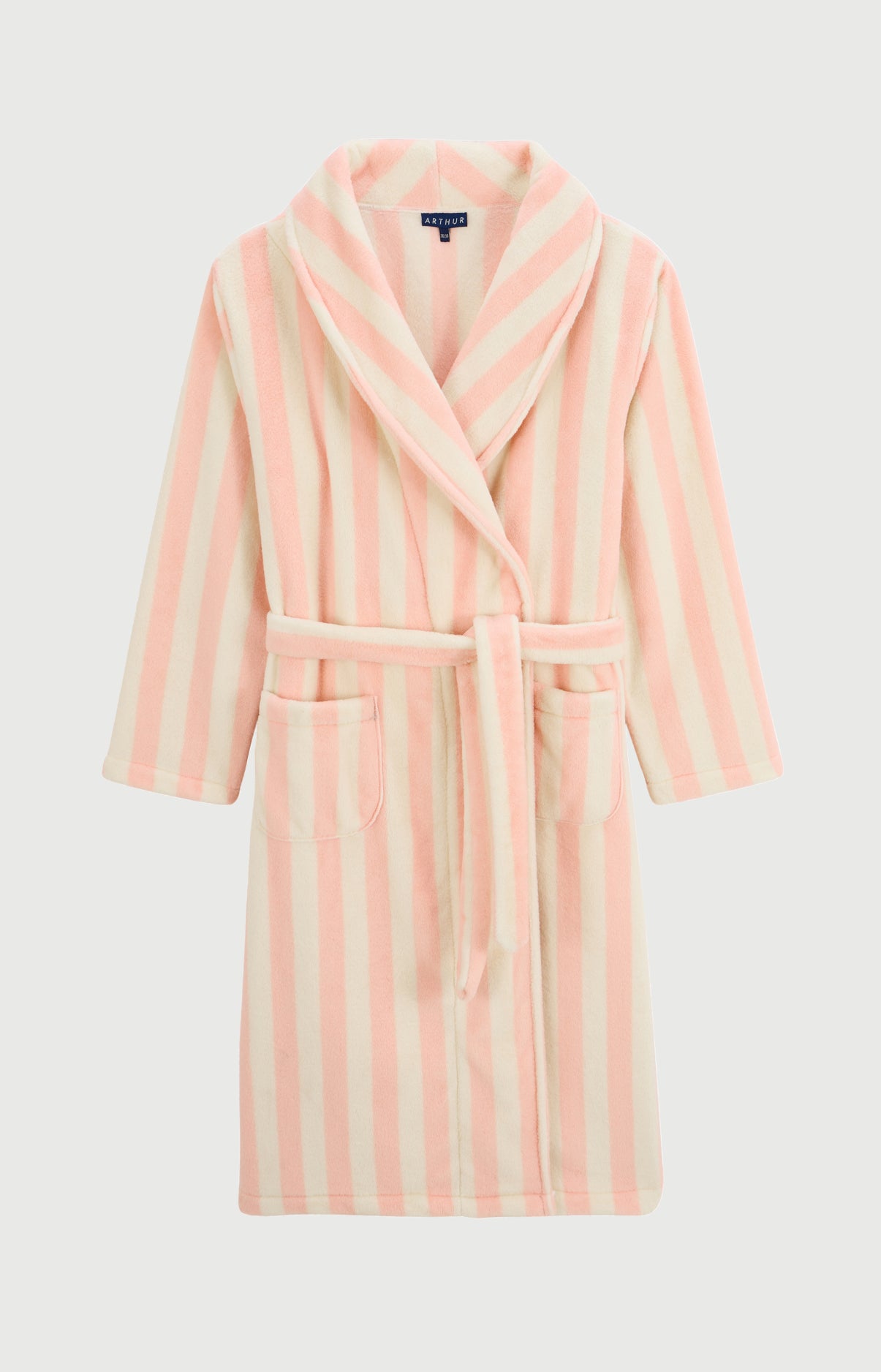 arthur-bob-rosalie-robe-de-chambre-femme-rose-polaire image 3
