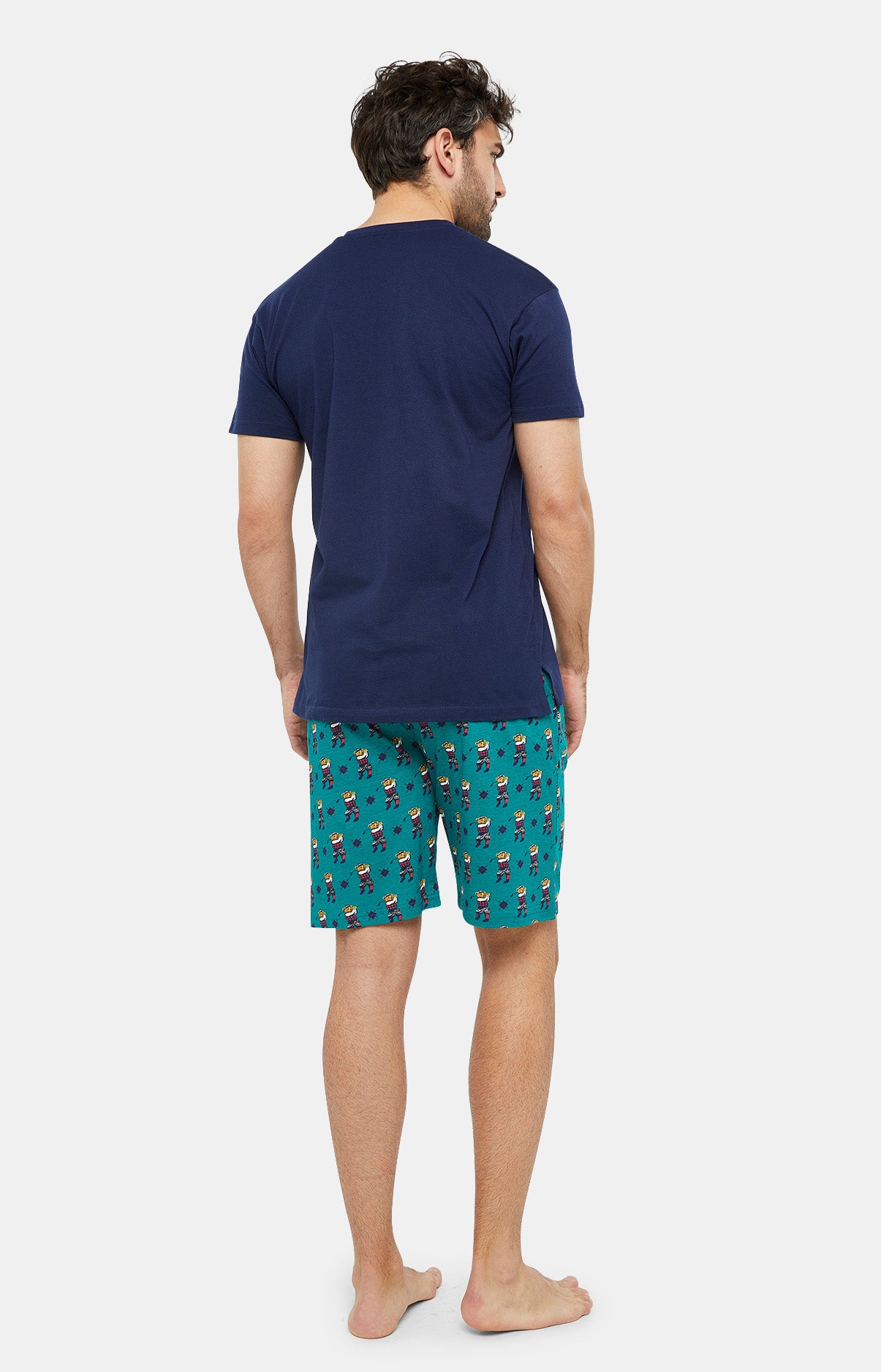 arthur-bob-ted-wood-pyjashort-sapin-jersey-coton image 4