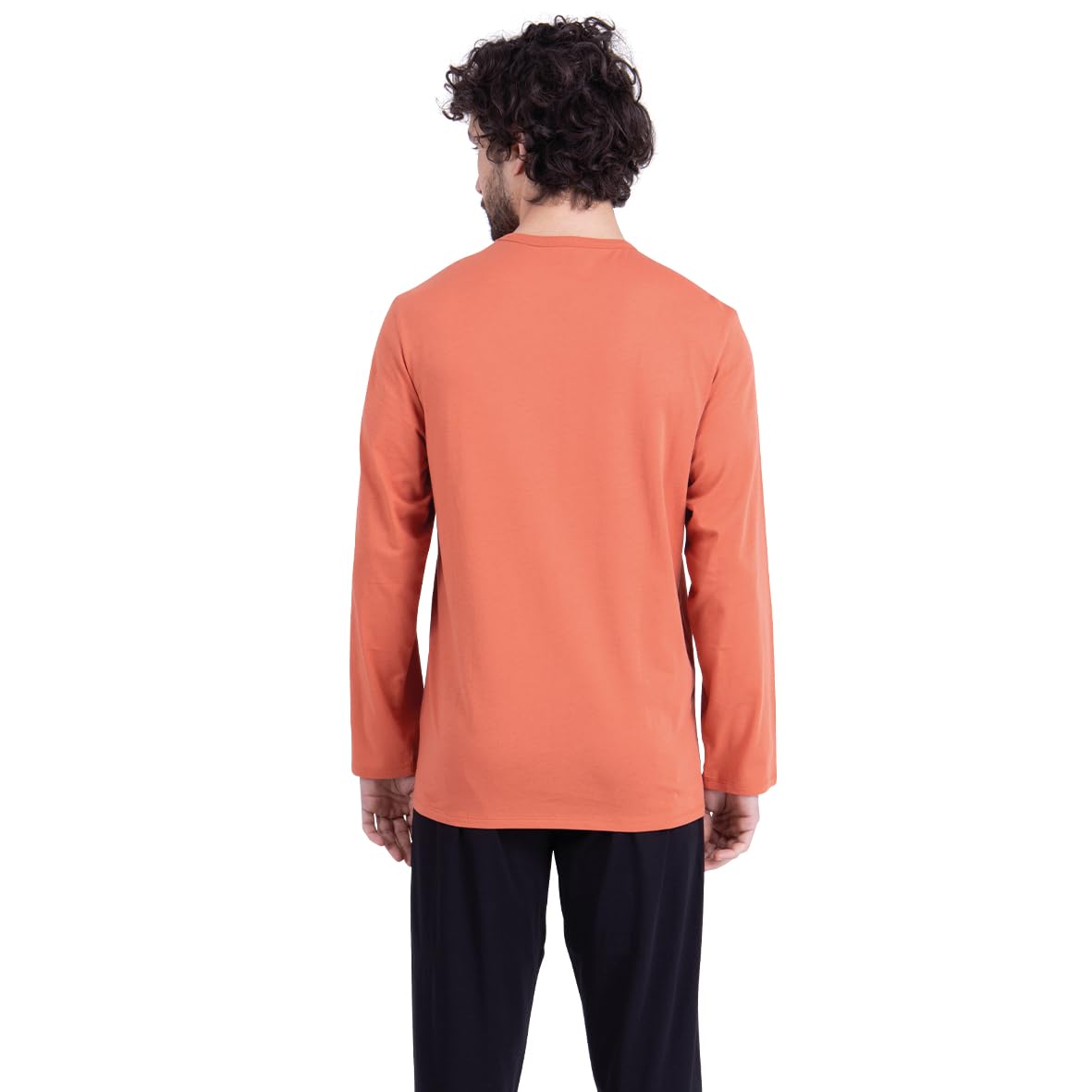 athena-my-petit-prix-pyjama-long-homme-bleu-noir-col-o image 3