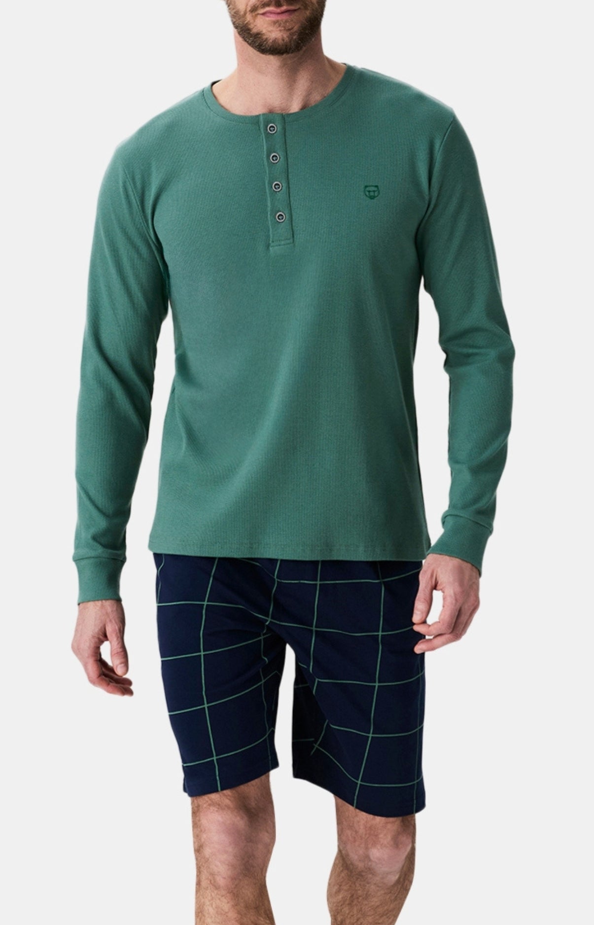 arthur-bob-lichen-tee-shirt-homme-manches-longues-sauge image 7