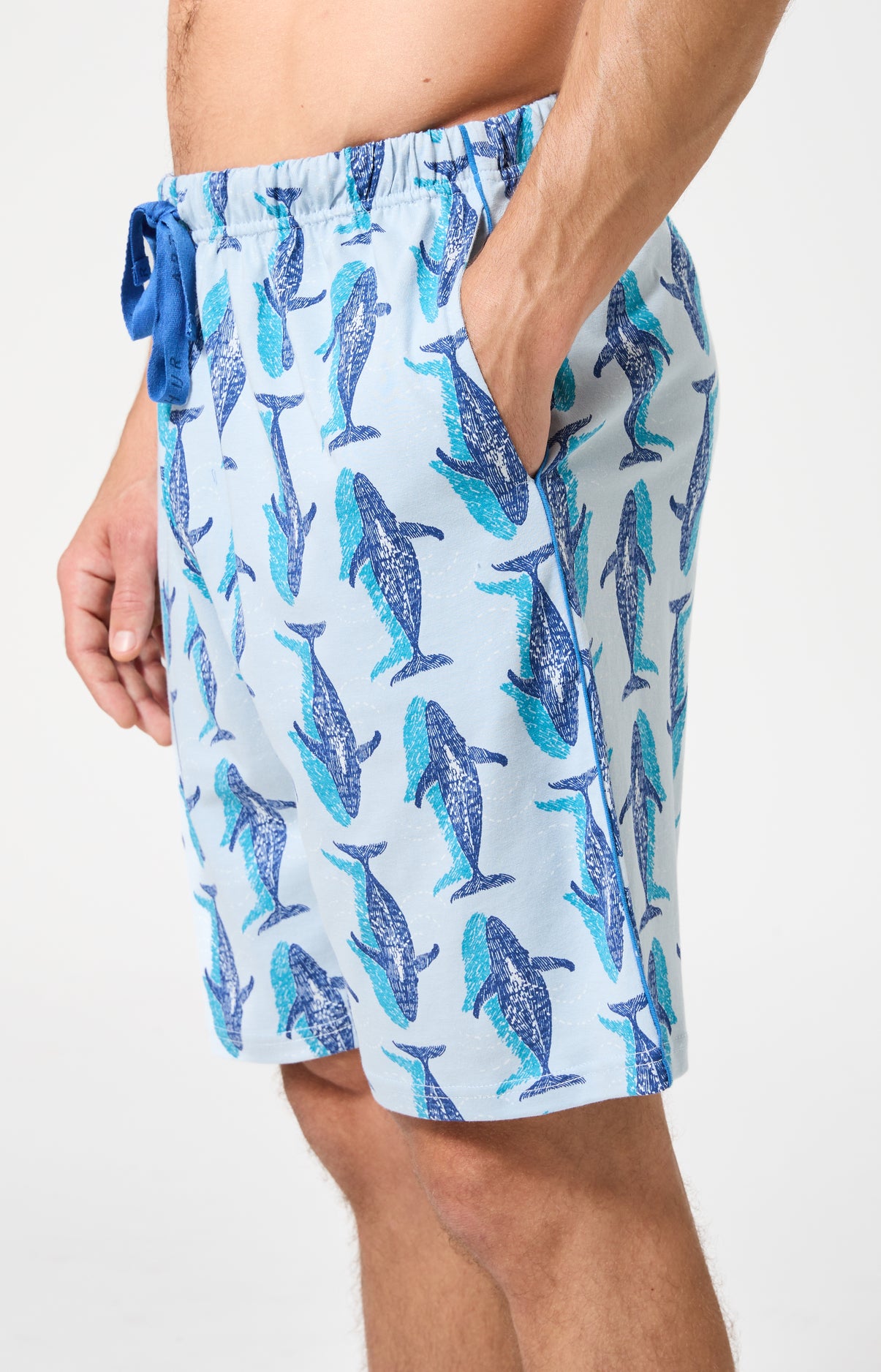 arthur-bob-pacifique-pyjashort-homme-bleu-coton-bio image 4