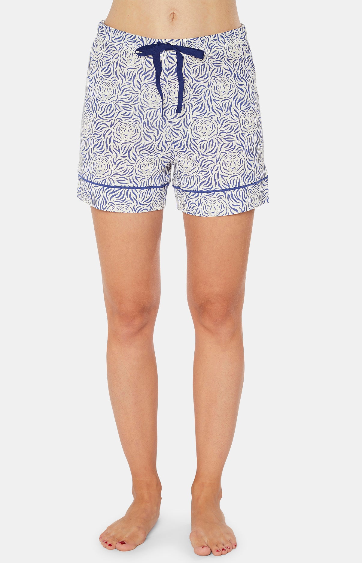 arthur-bob-tigre-pyjashort-bleu-lyocell-femme image 5