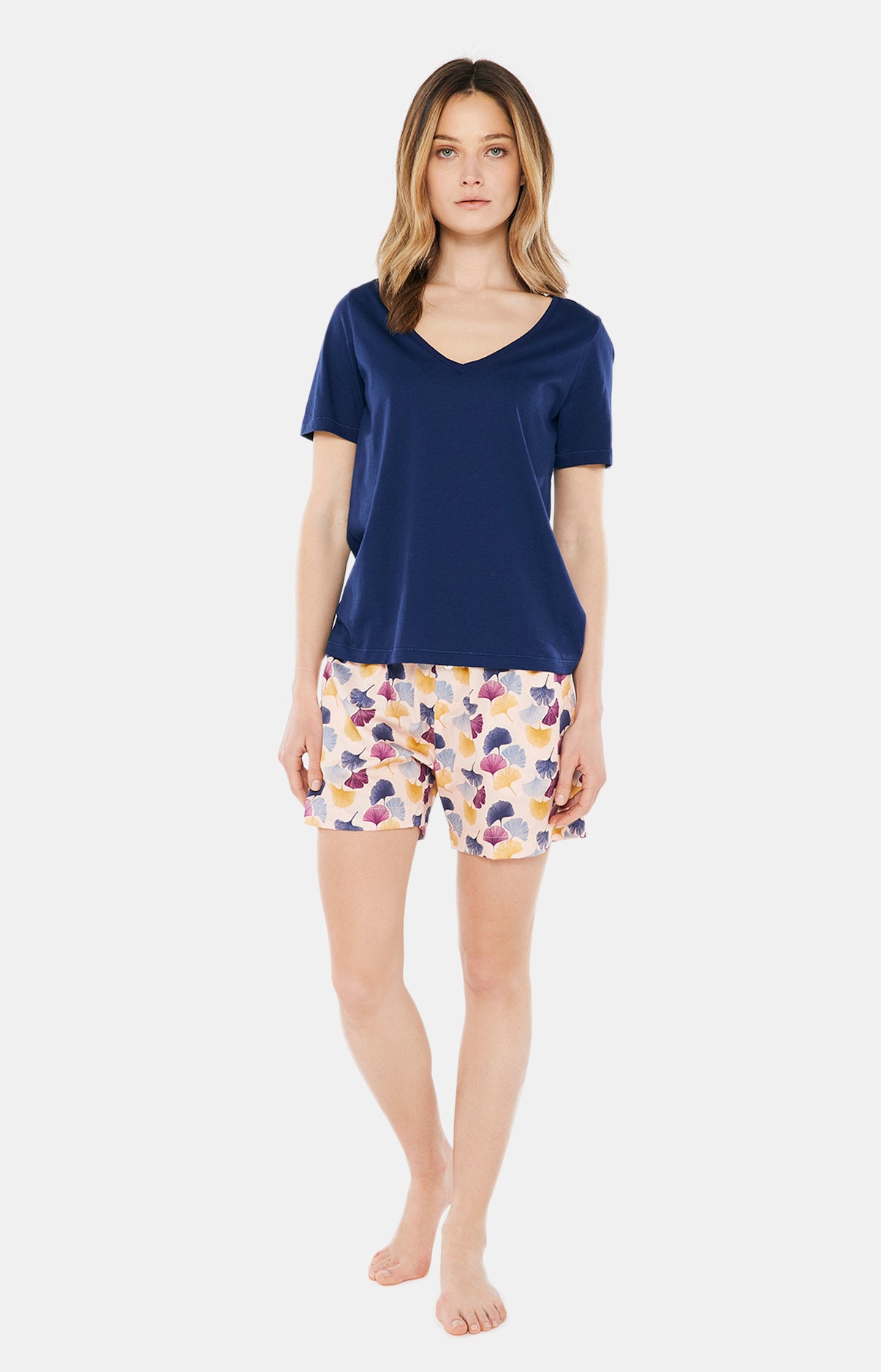 arthur-bob-tee-shirt-coton-pima-marine-classique image 4