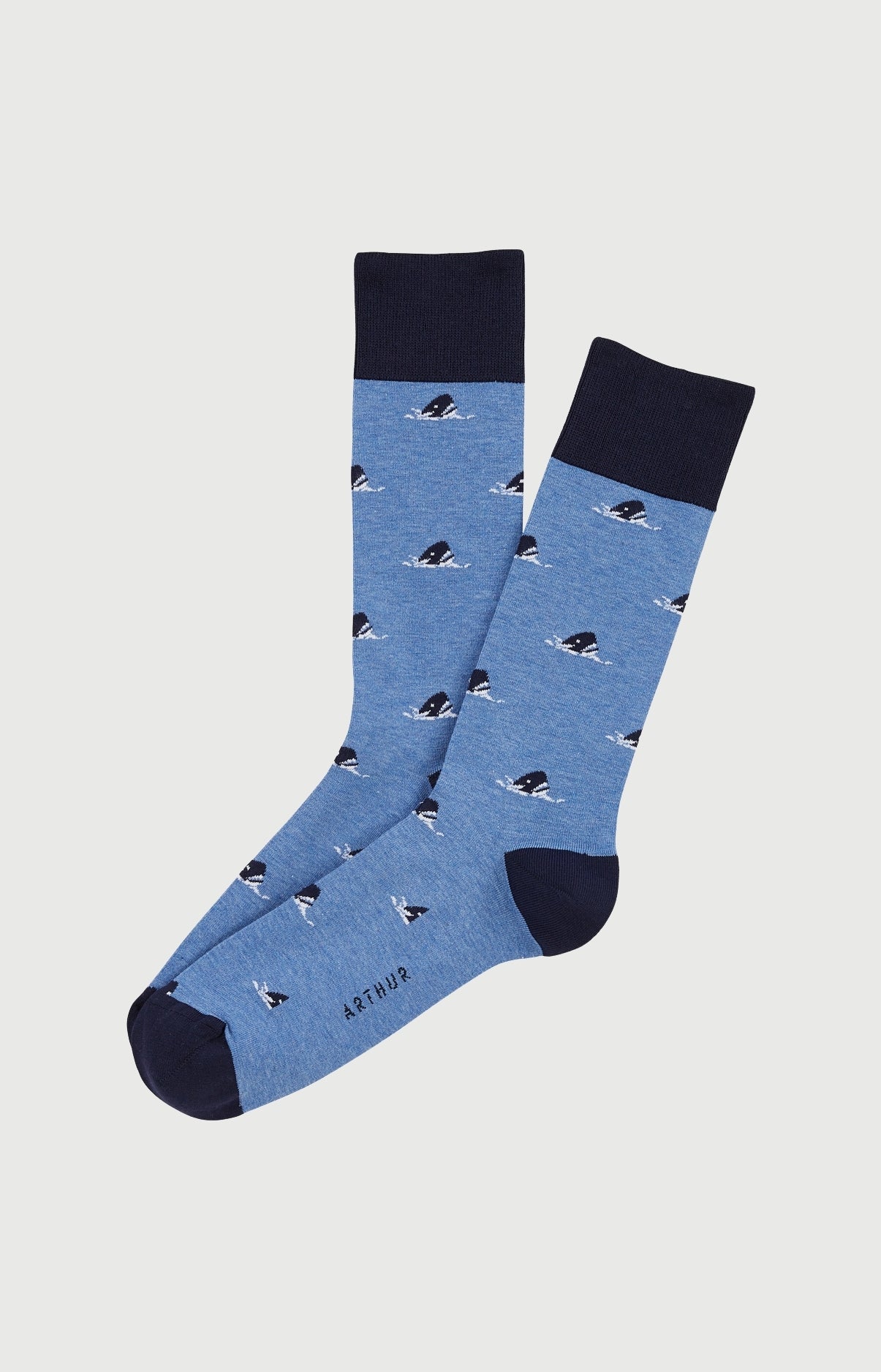 arthur-bob-dents-de-l-amour-chaussettes-denim-40-46-coton image 1