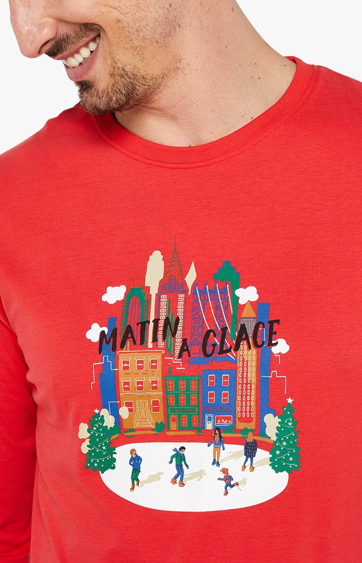 arthur-bob-pyjama-matin-glace-coton-bio-blanc image 4