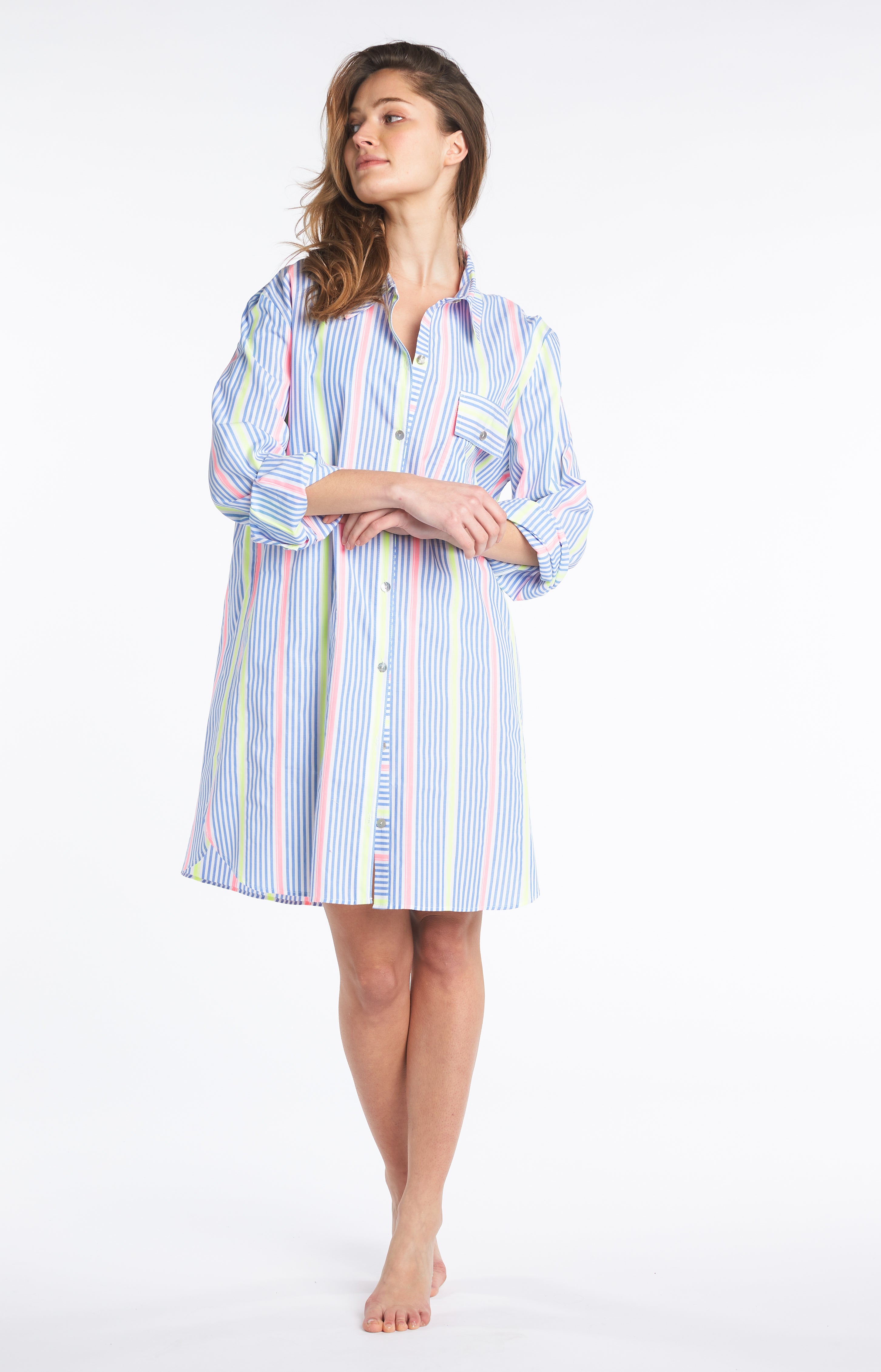 arthur-bob-chemise-grand-p-re-fluo-chemise-de-nuit-multicolore image 1