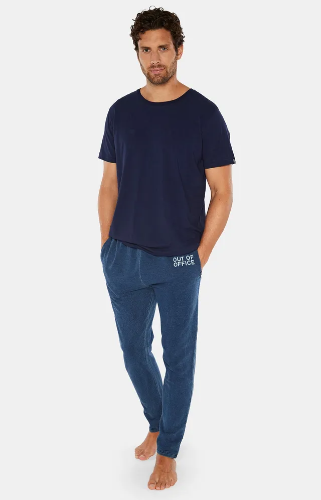 arthur-bob-tee-shirt-coton-pima-bleu-marine-homme image 1