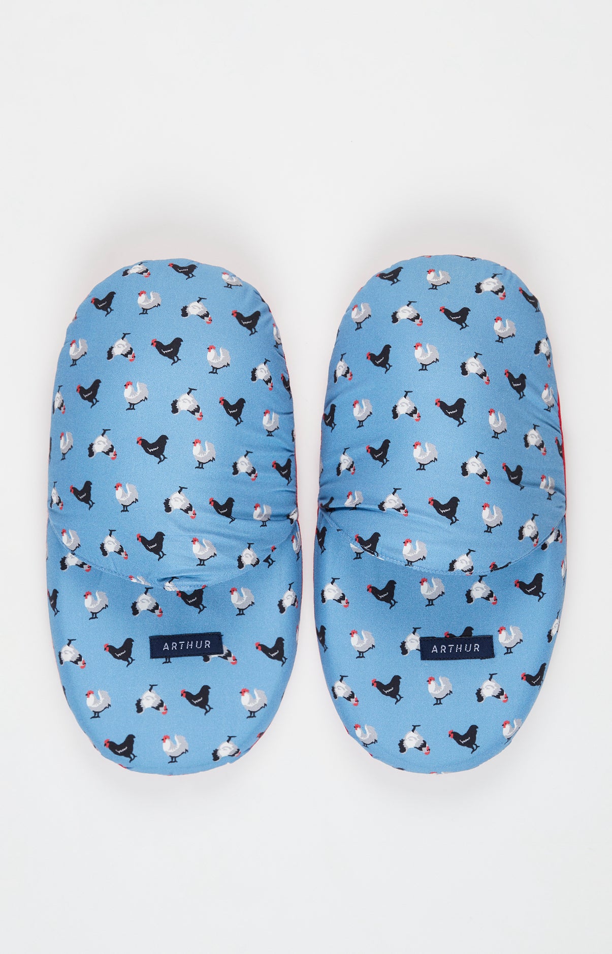 arthur-bob-poule-pantoufles-acier-coton-bio-43-45 image 2