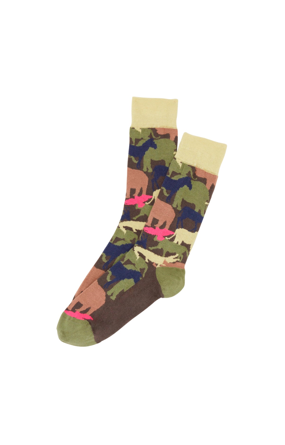 arthur-bob-chaussettes-brousse-lit-kaki-40-46-coton-bio image 1