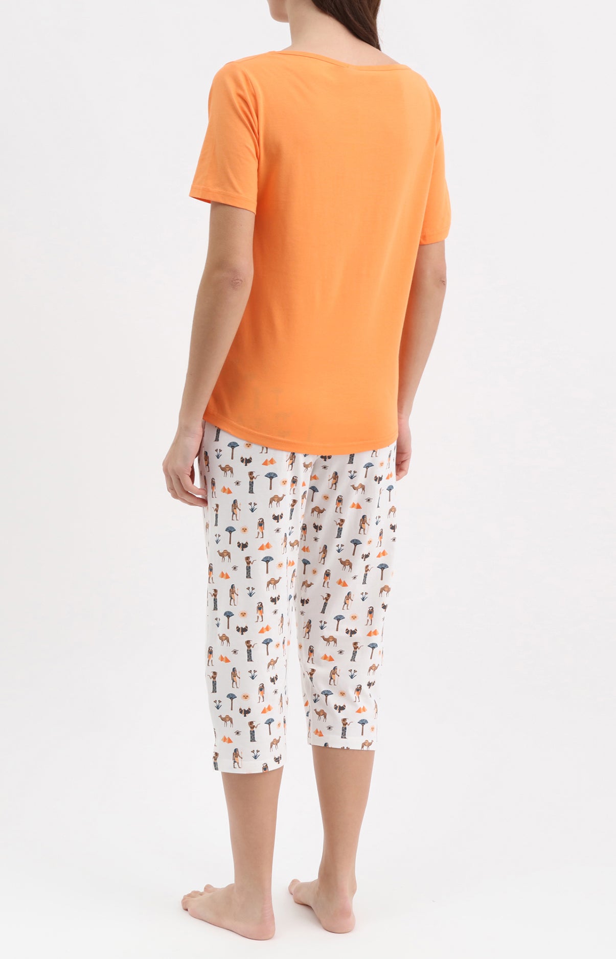 arthur-bob-reine-de-la-nuit-pyjacorsaire-orange-coton image 3
